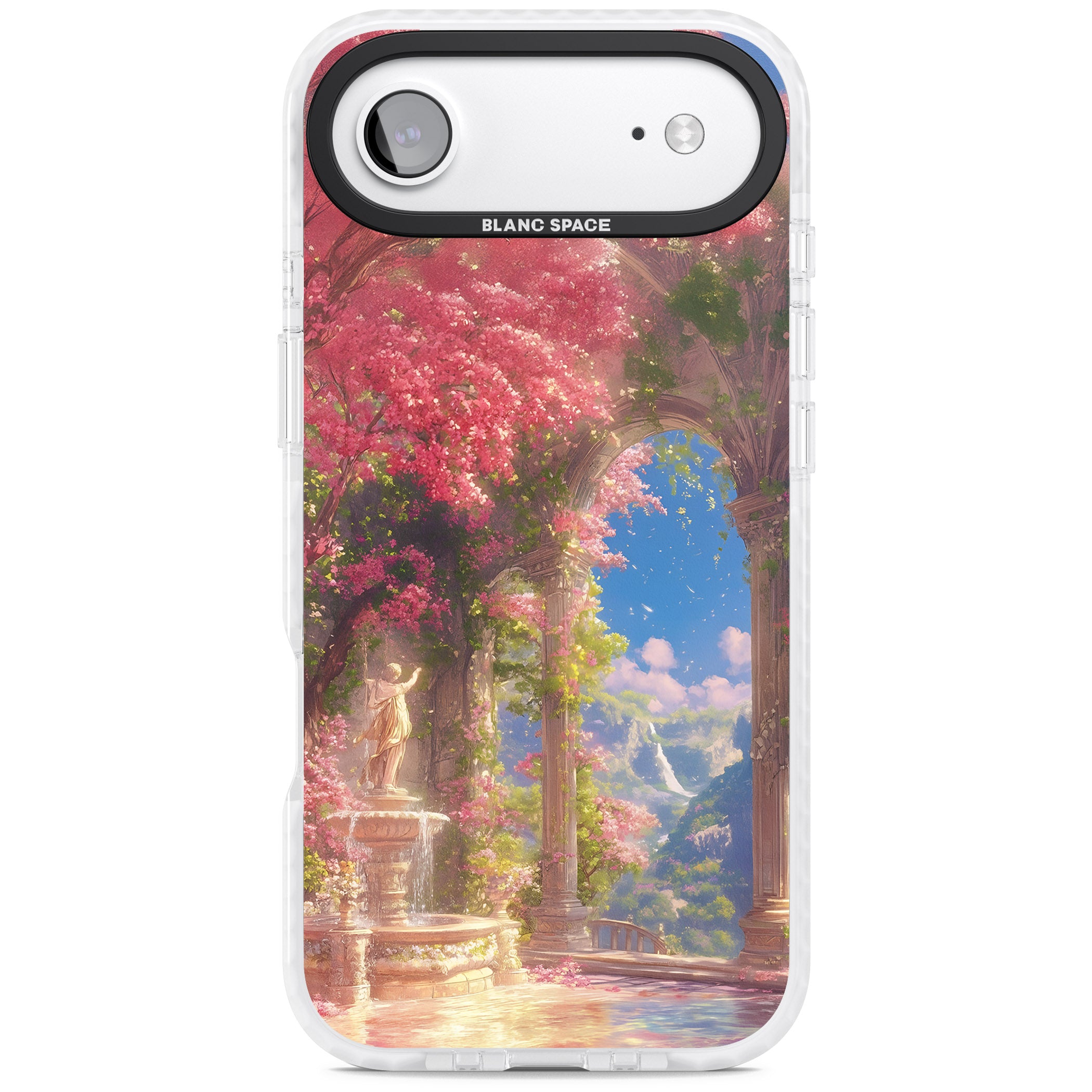 Castle Blossom iPhone 17 Air Impact Clear Phone Case