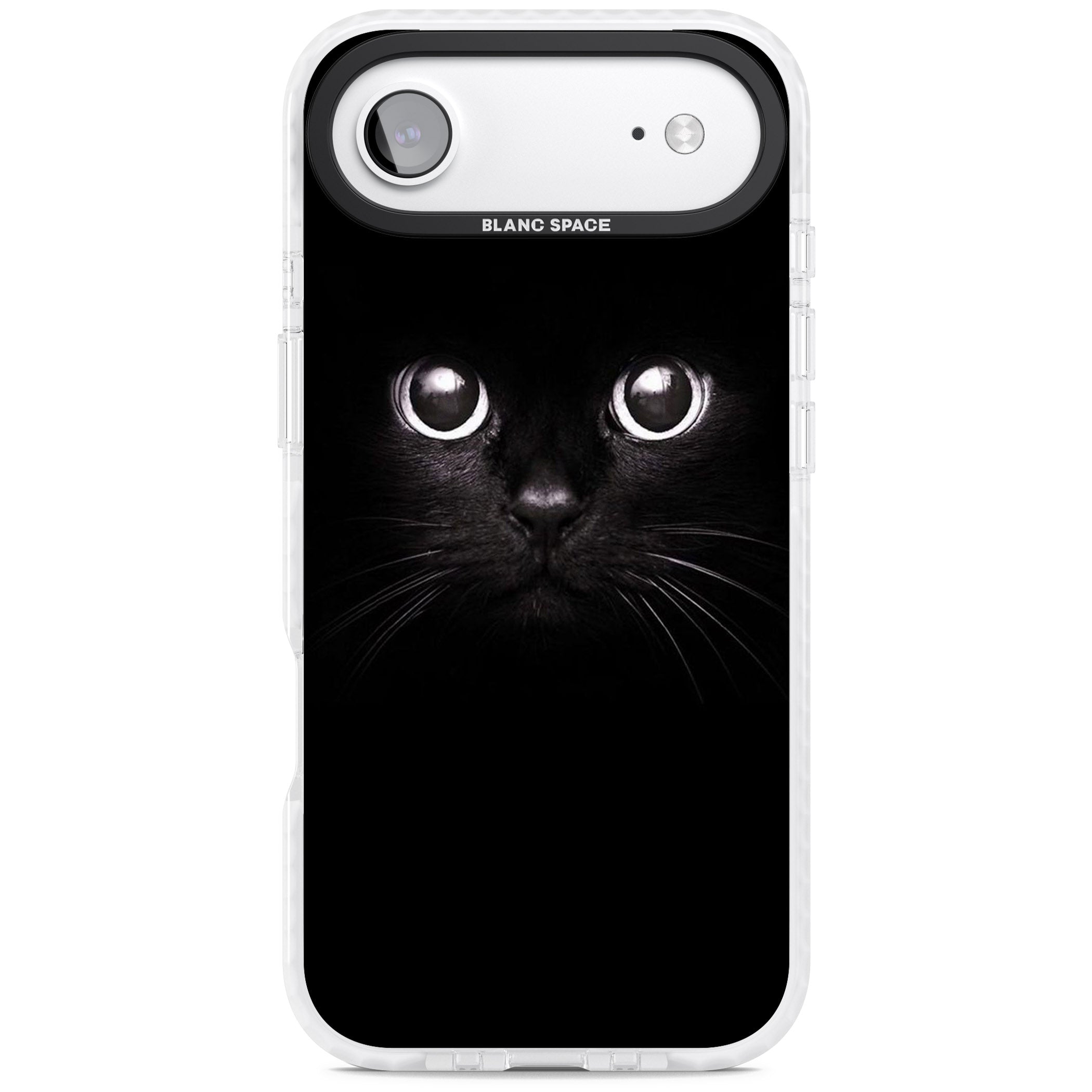 Black Cat iPhone 17 Air Impact Clear Phone Case