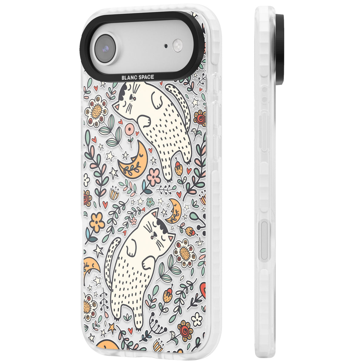 Whisker Dreams iPhone Air Impact Clear Phone Case side