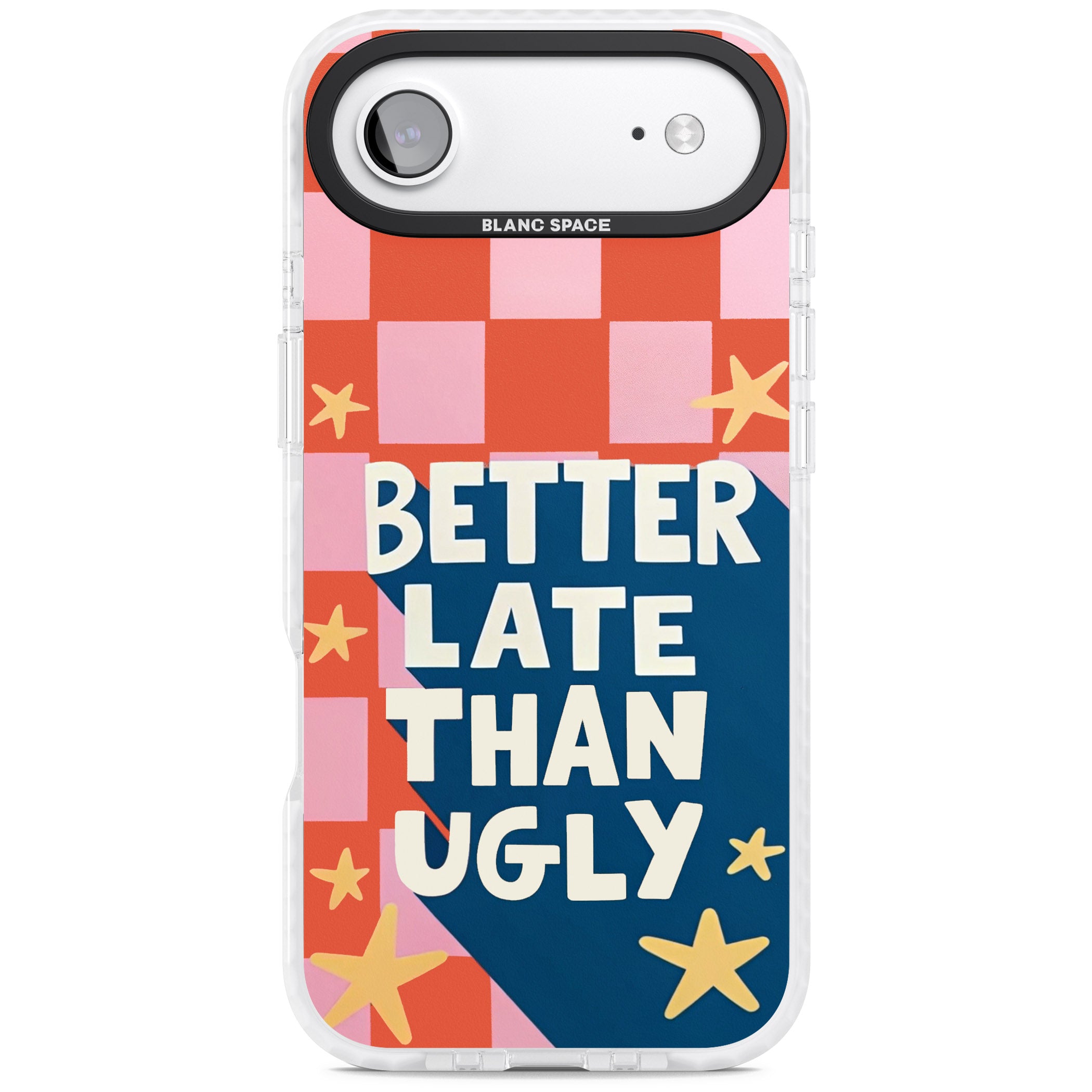 Better Late Than Ugly iPhone 17 Air Impact Clear Phone Case