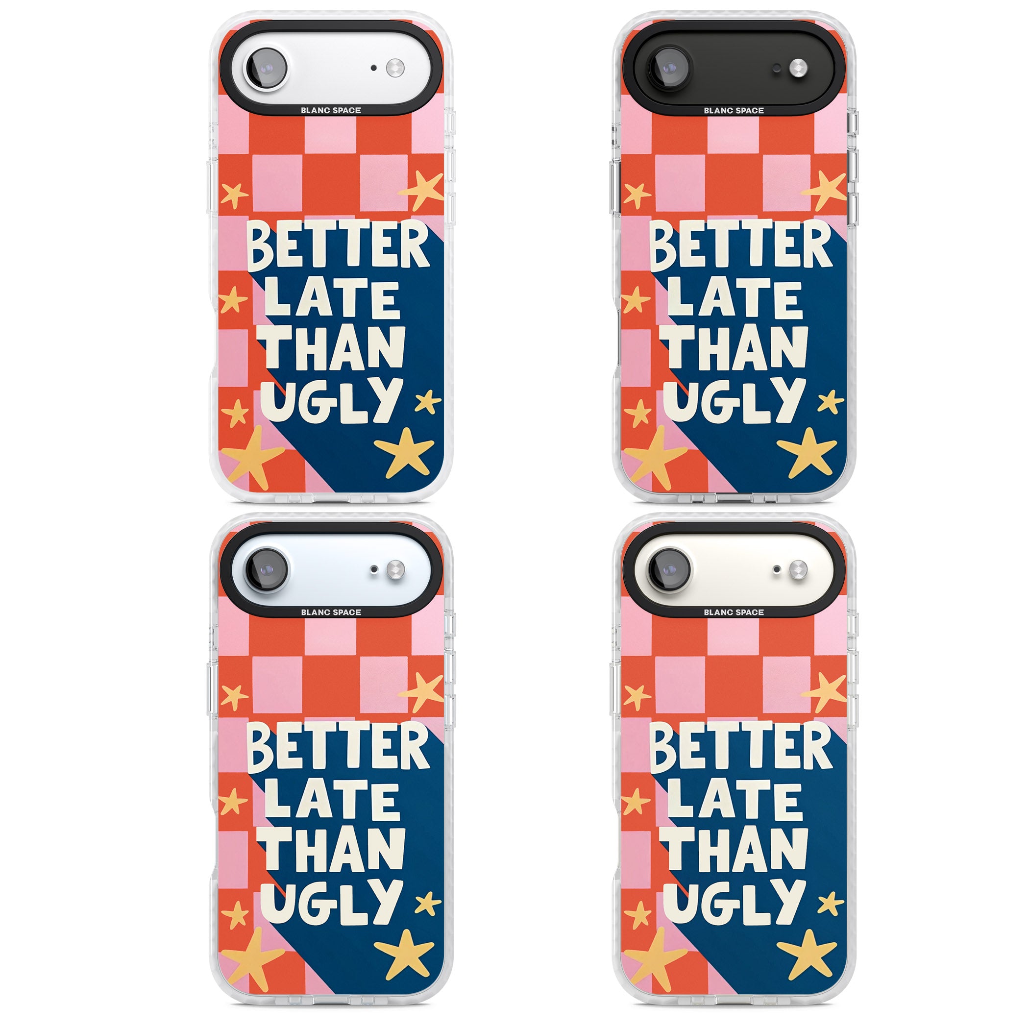 Better Late Than Ugly iPhone 17 Air Impact Clear Phone Case APT Impact Protection