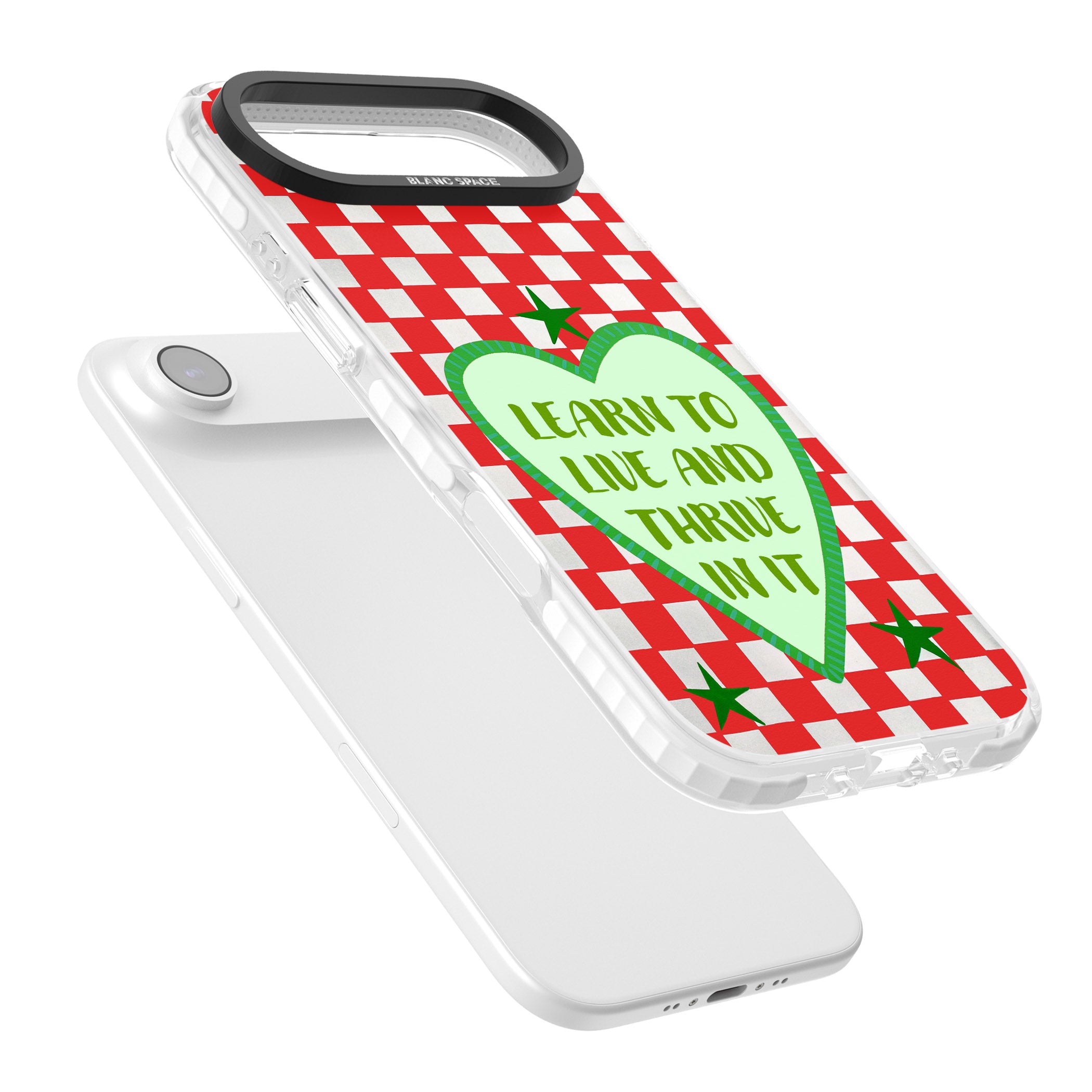 Learn To Live iPhone 17 Air Impact Clear Phone Case Colours