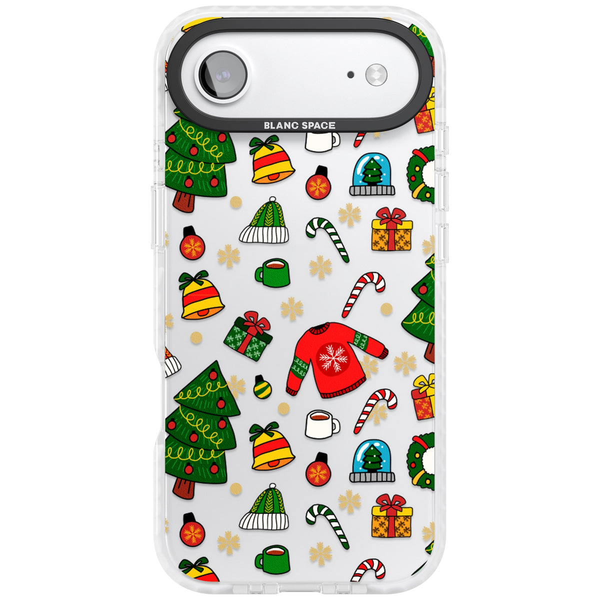 Holiday Medley iPhone Air Impact Clear Phone Case front