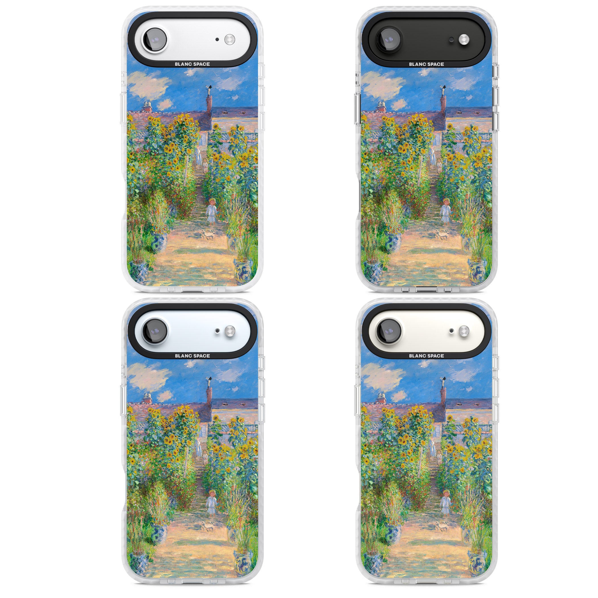 Garden at Vetheuil iPhone 17 Air Impact Clear Phone Case APT Impact Protection