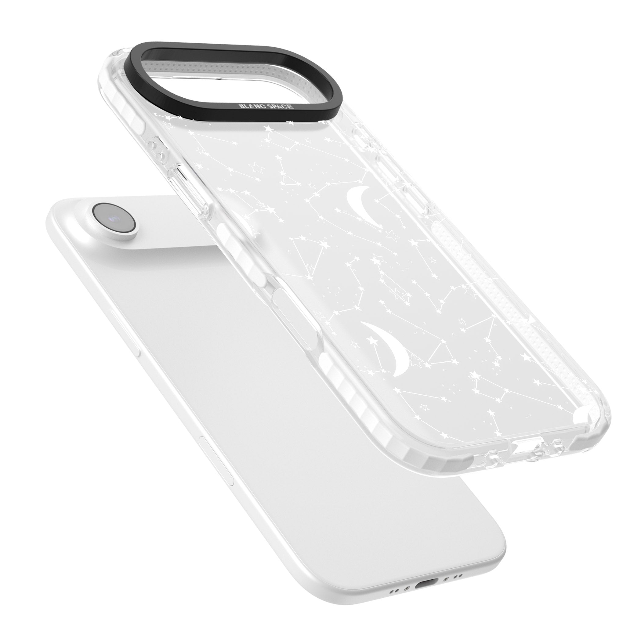 White Constellations iPhone 17 Air Impact Clear Phone Case Colours