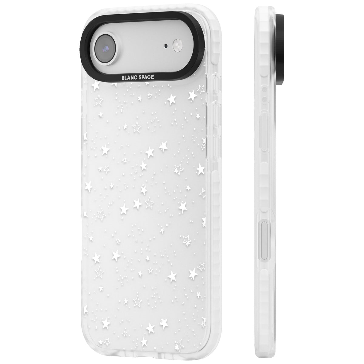 Midnight Starfield iPhone Air Impact Clear Phone Case side