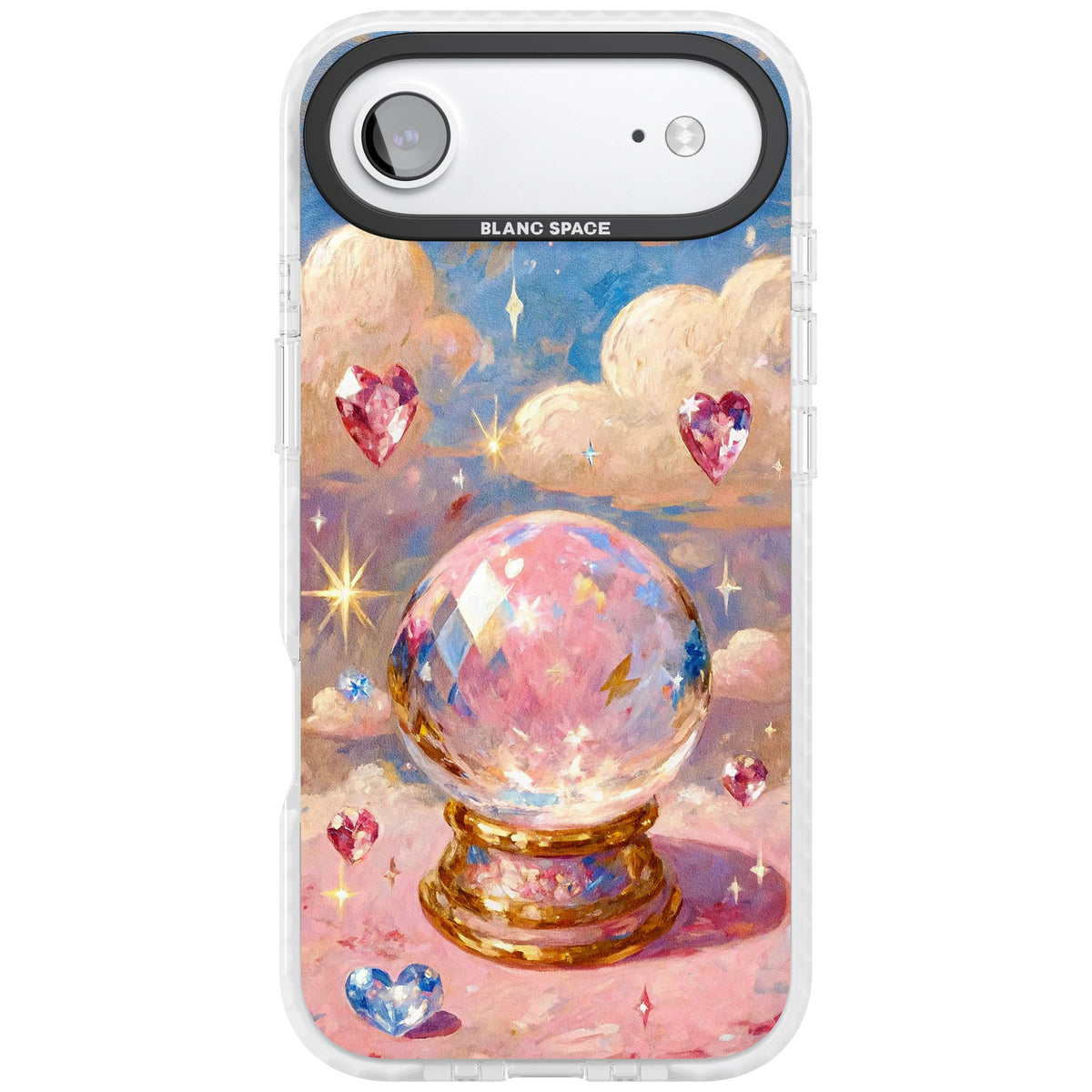 Crystal Ball iPhone Air Impact Clear Phone Case front