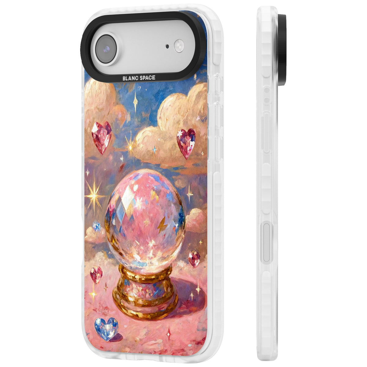 Crystal Ball iPhone Air Impact Clear Phone Case side