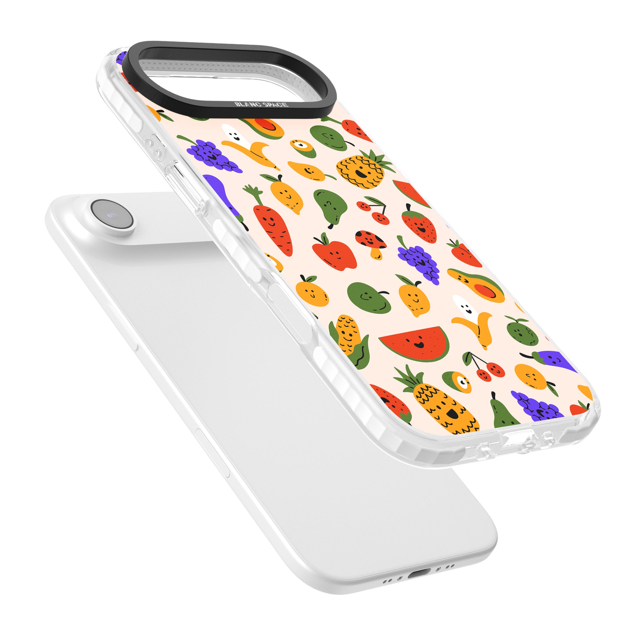 Kawaii Fruit iPhone 17 Air Impact Clear Phone Case Colours