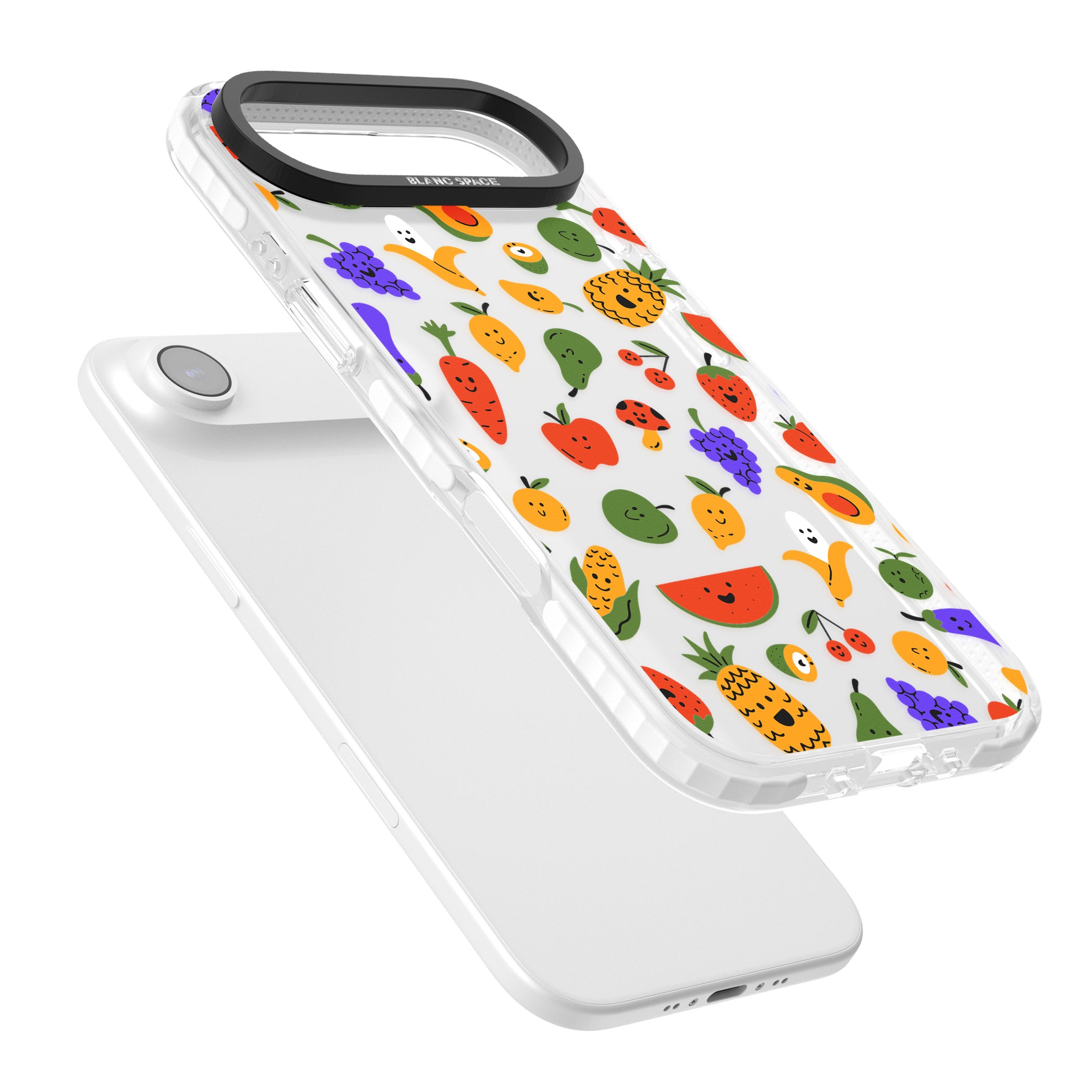 Playful Fruit Kawaii iPhone 17 Air Impact Clear Phone Case Colours