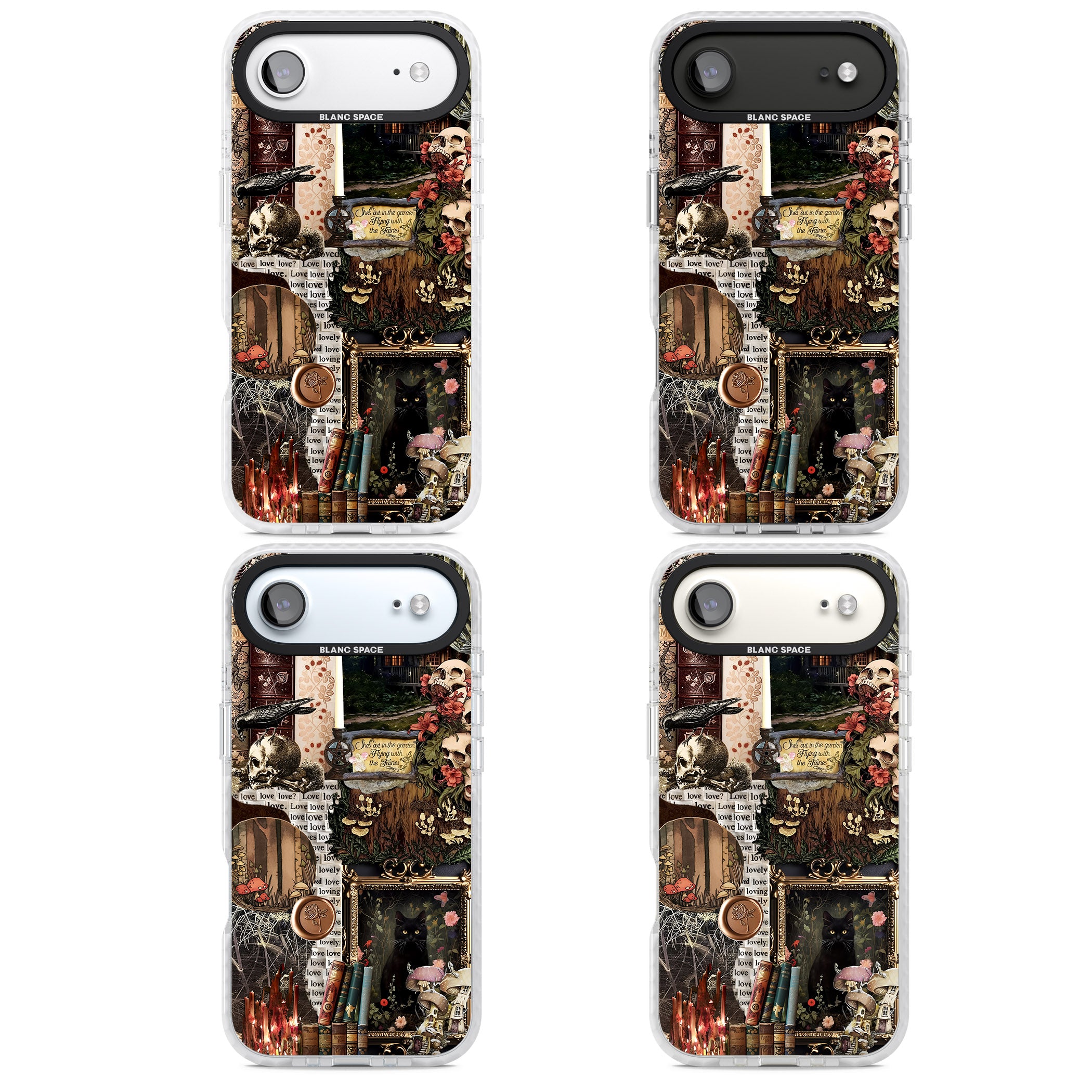 Academia Collage iPhone 17 Air Impact Clear Phone Case APT Impact Protection