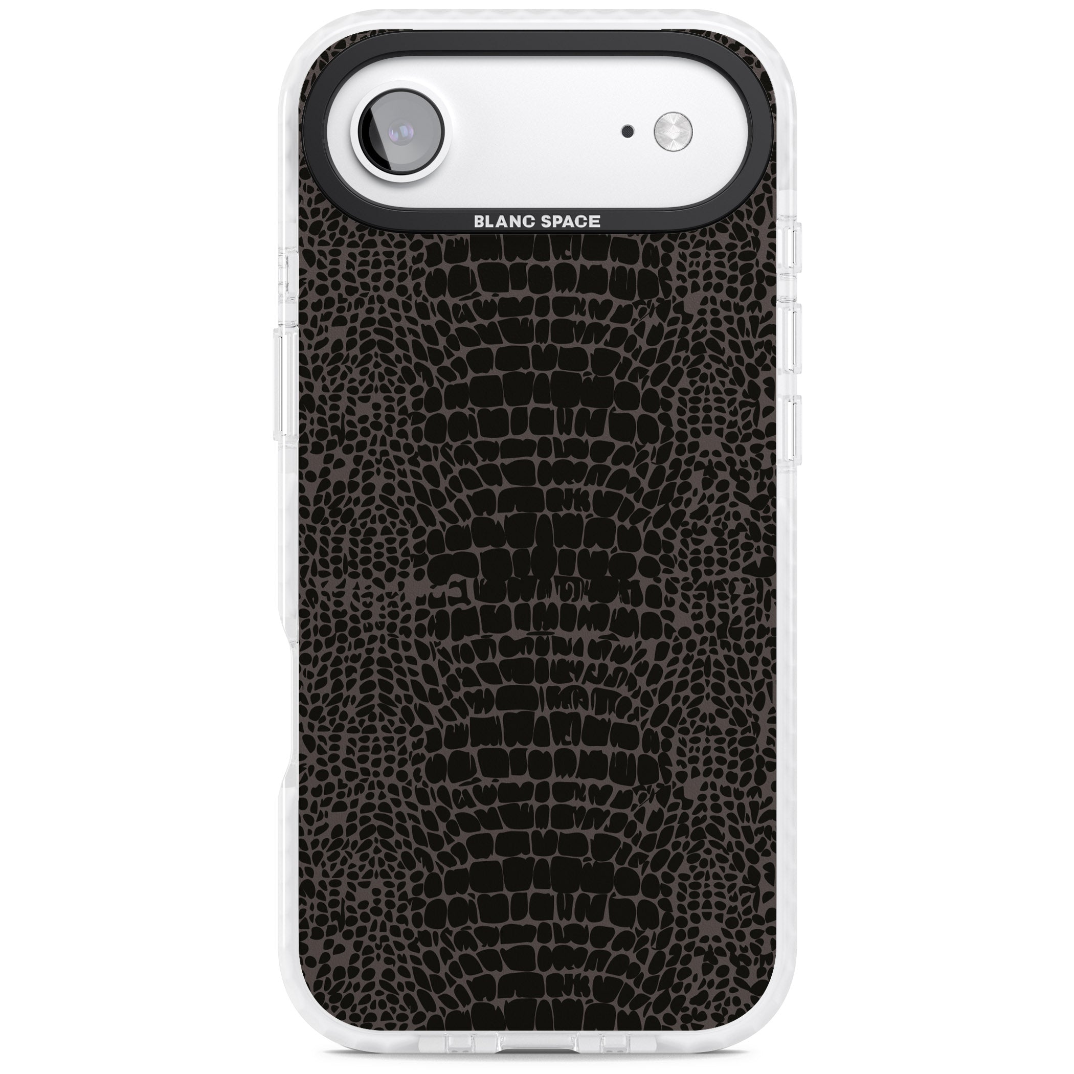 Dark Animal Print Snake Skin iPhone 17 Air Impact Clear Phone Case