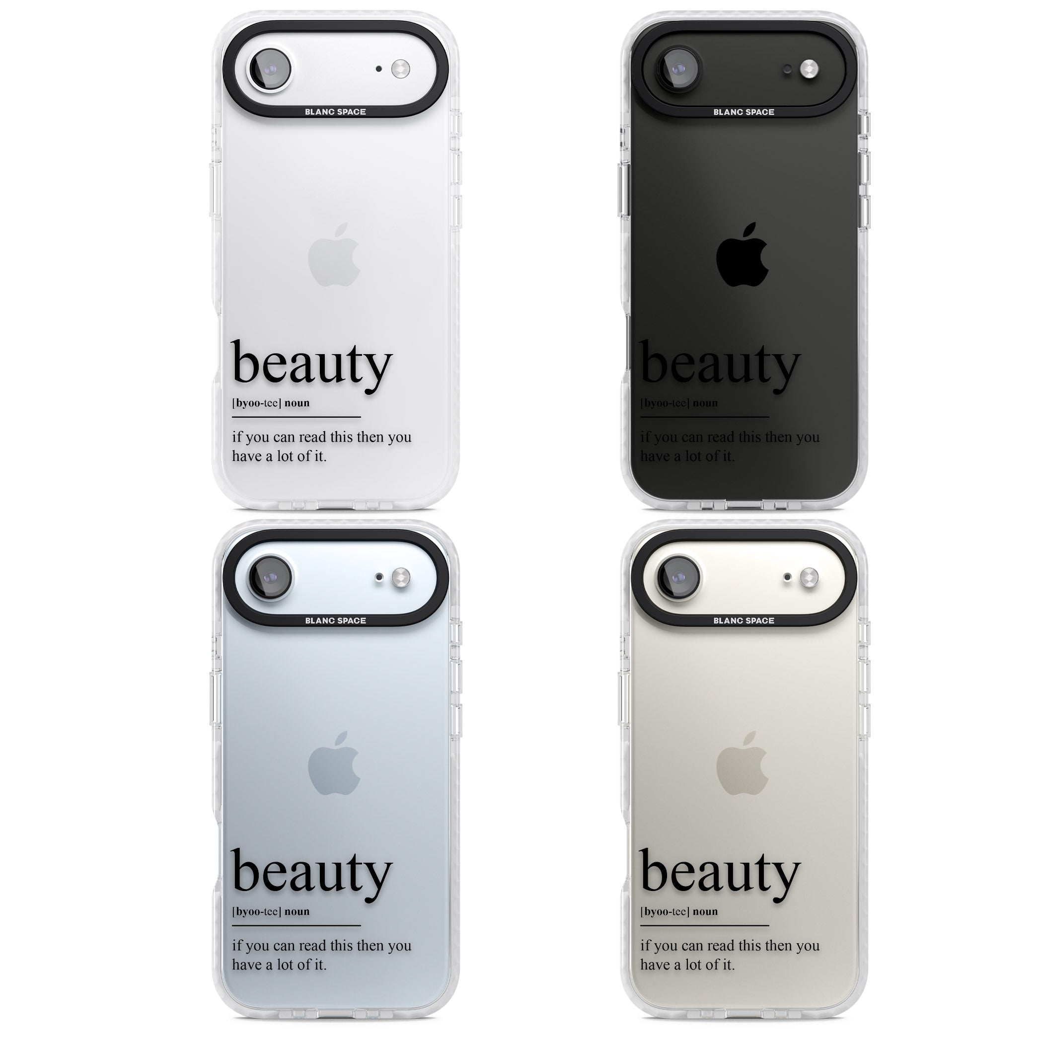Beauty iPhone 17 Air Impact Clear Phone Case APT Impact Protection