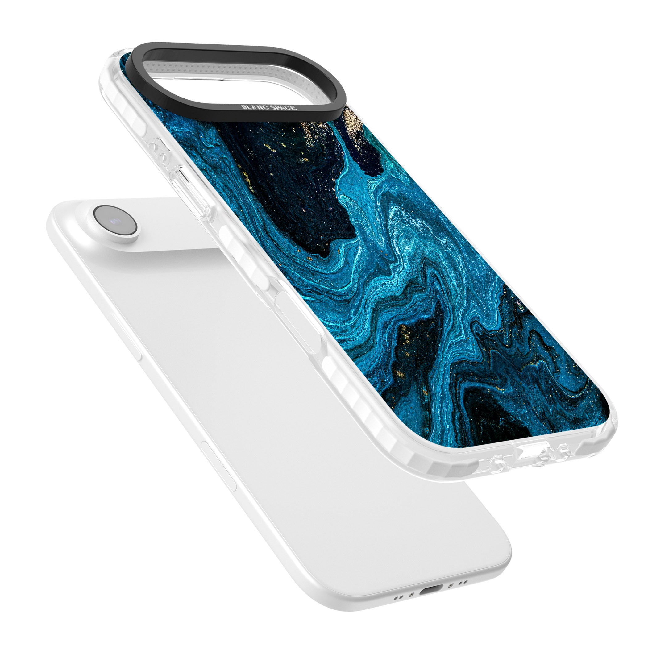 Saphire Lagoon iPhone 17 Air Impact Clear Phone Case Colours