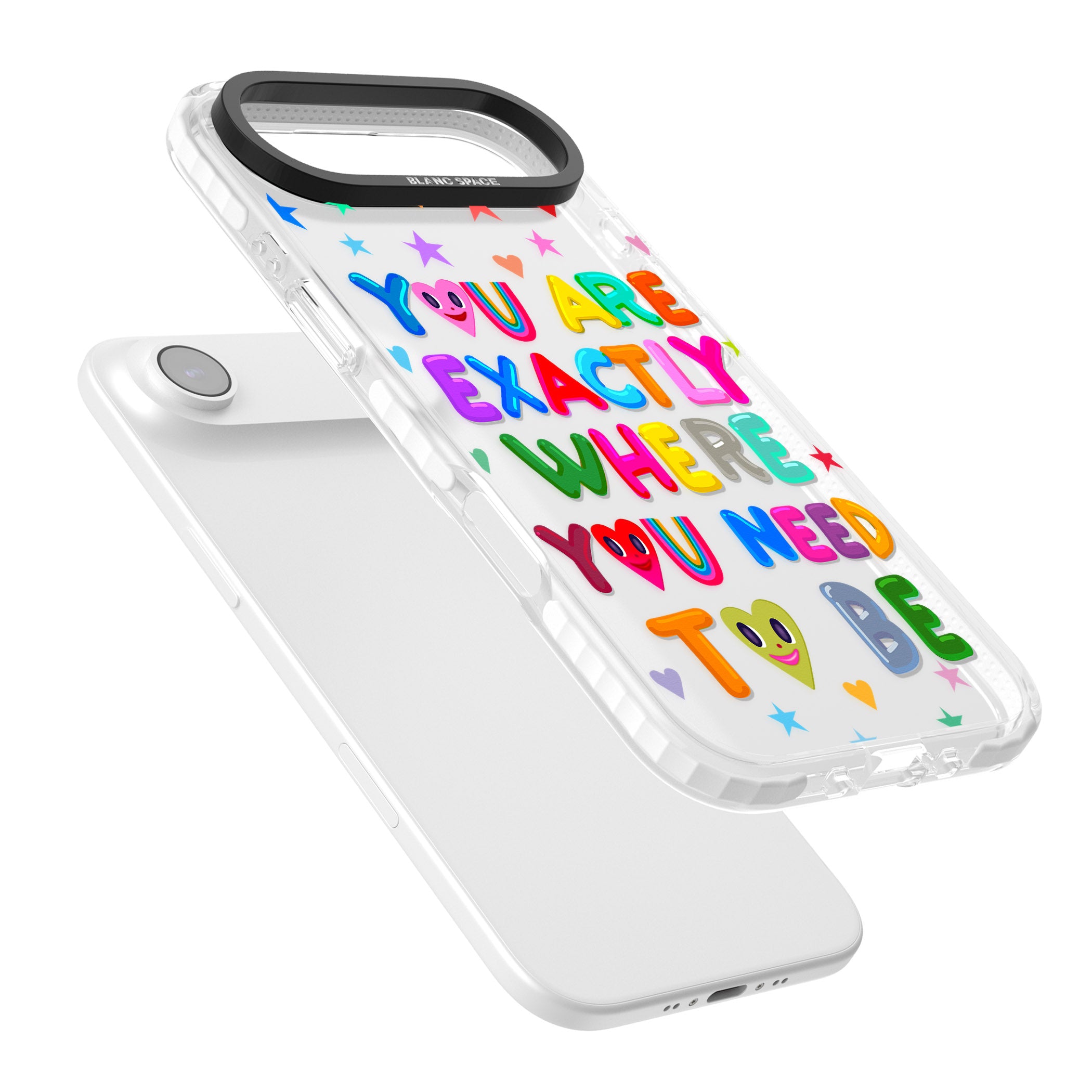 Exactly Where You Need To Be iPhone 17 Air Impact Clear Phone Case Colours
