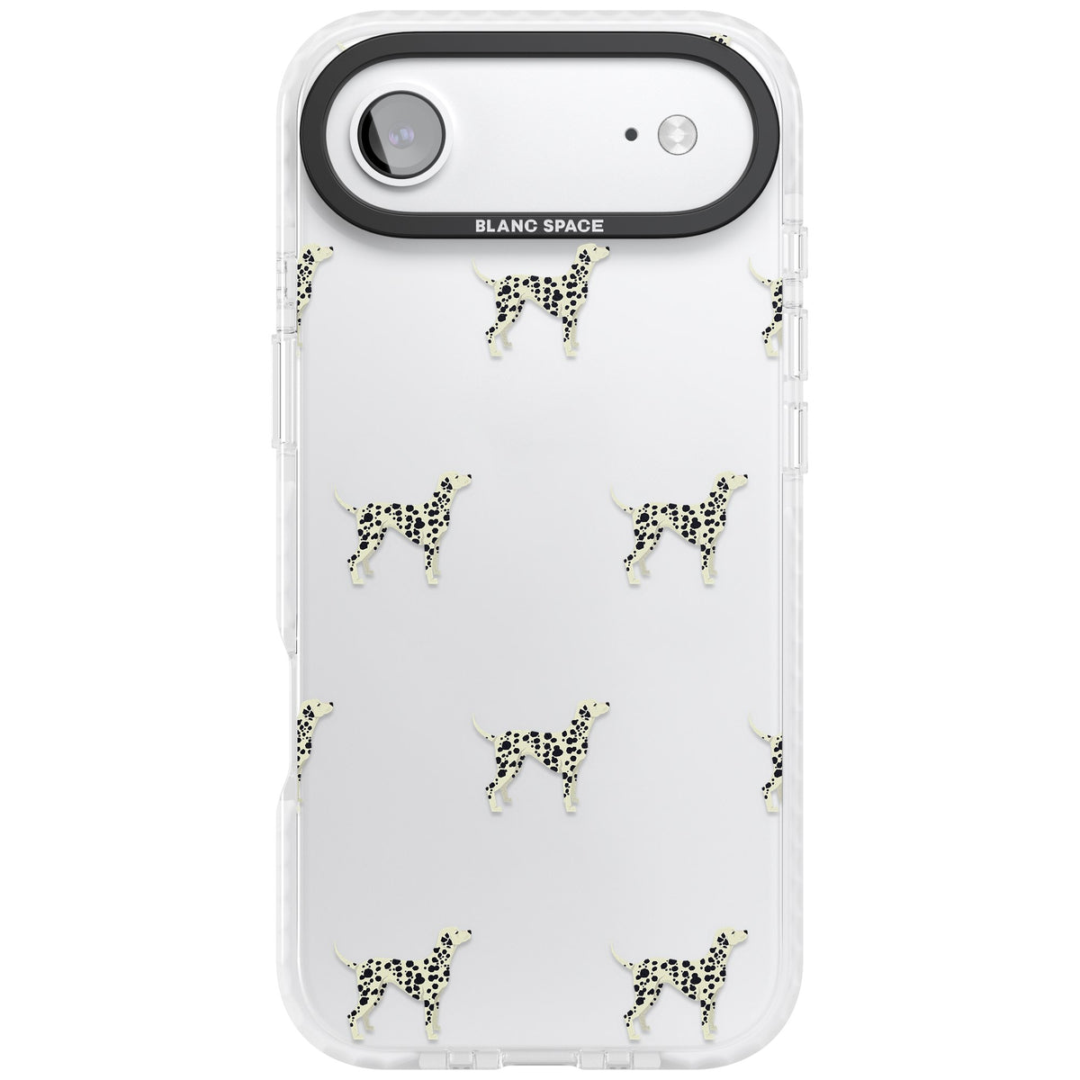 Dalmatian Dog Pattern iPhone Air Impact Clear Phone Case front