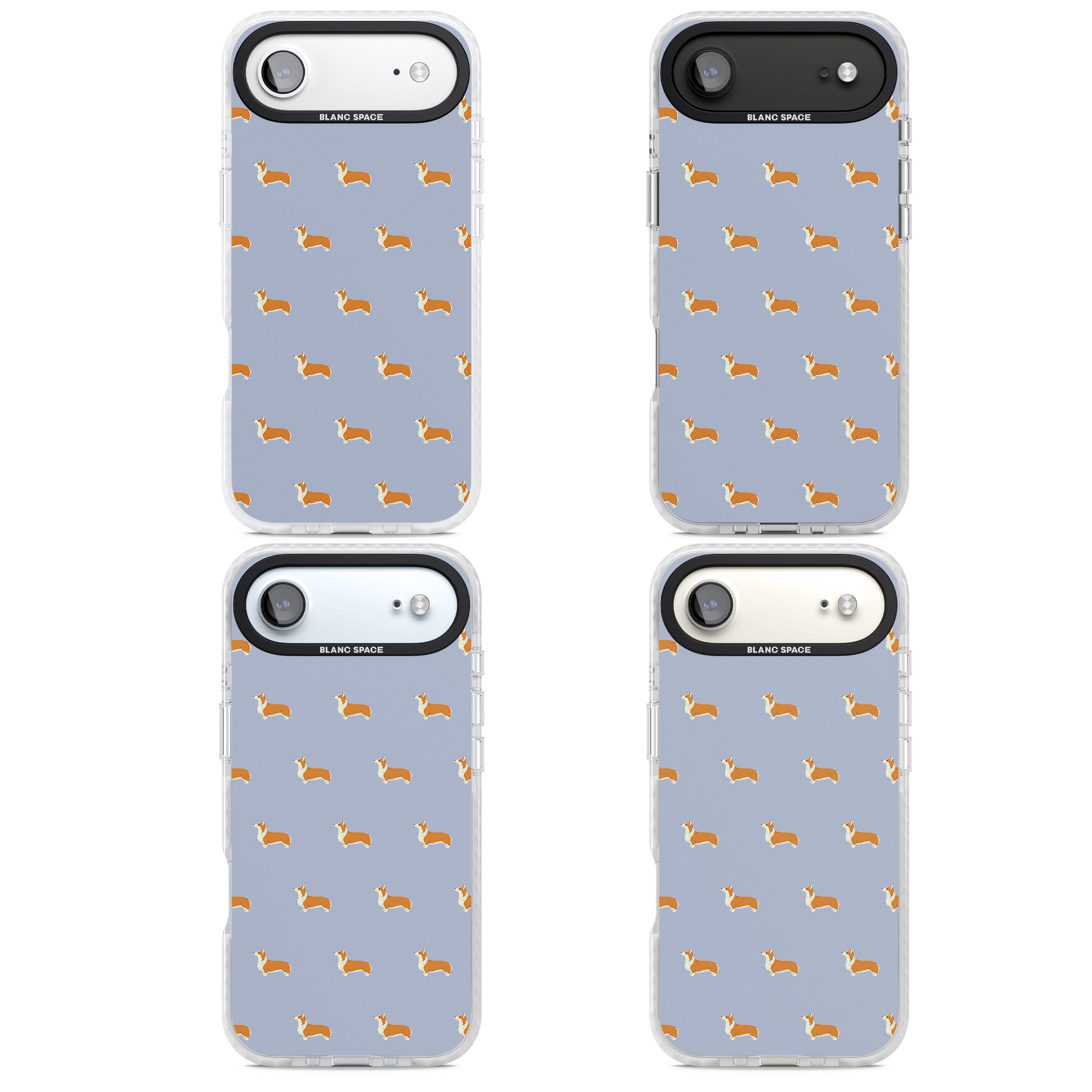Corgi Pattern iPhone 17 Air Impact Clear Phone Case APT Impact Protection
