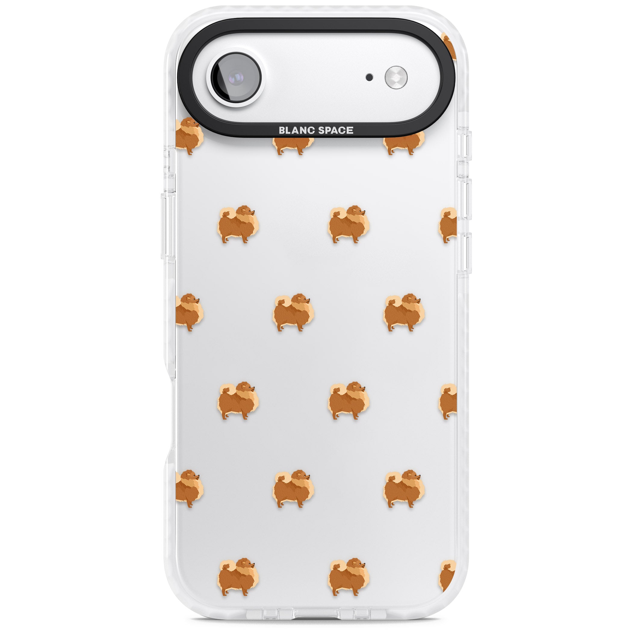 Pomeranian Delight iPhone 17 Air Impact Clear Phone Case