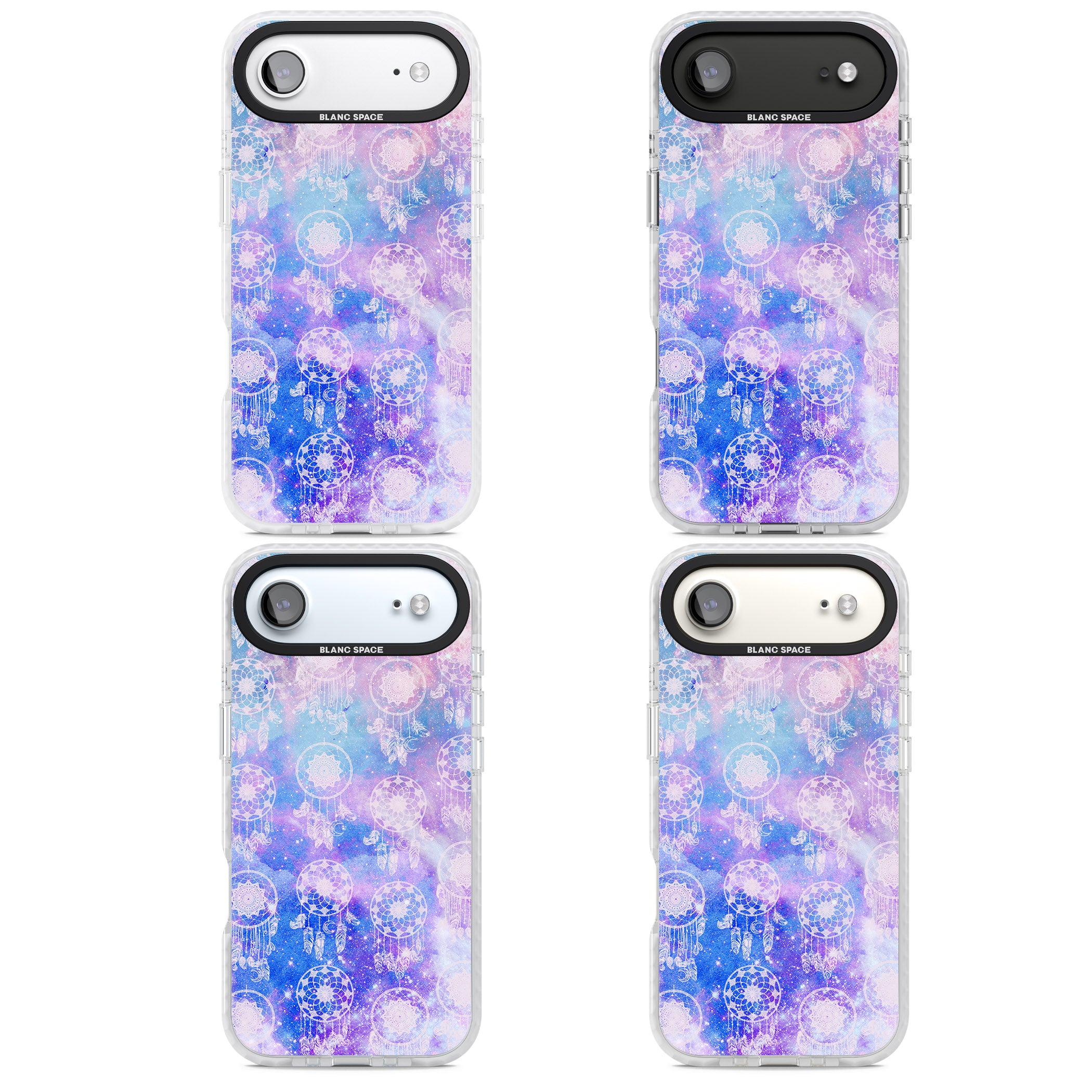 Dreamcatcher Galaxy Tie Dye iPhone 17 Air Impact Clear Phone Case APT Impact Protection