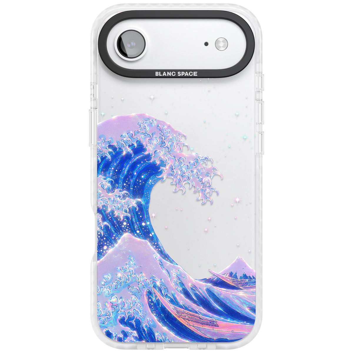 The Great Wave In Opal iPhone Air Impact Clear Phone Case front