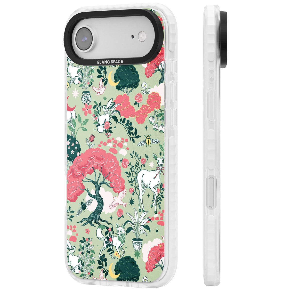 Enchanted Woodland iPhone Air Impact Clear Phone Case side
