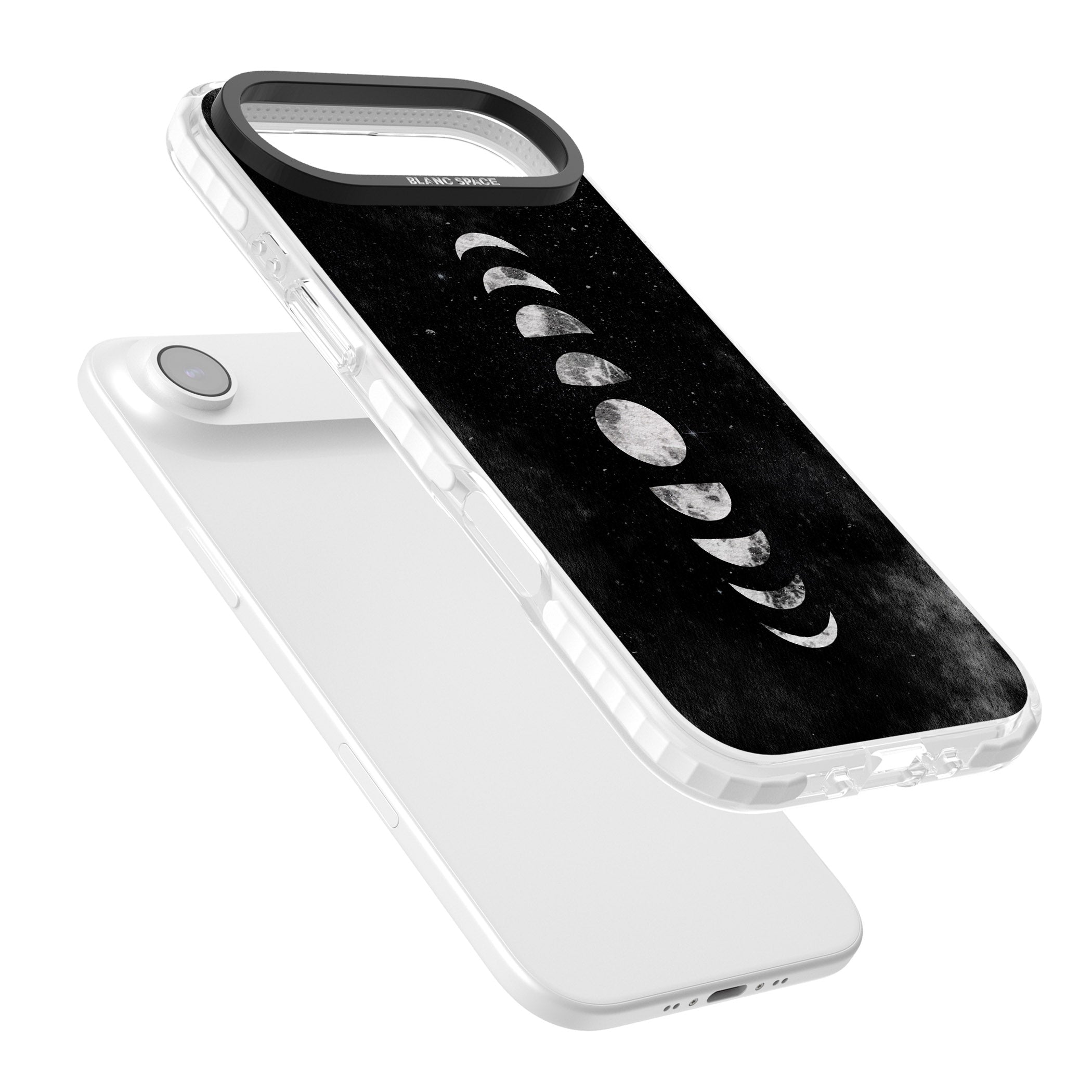 Lunar Phases iPhone 17 Air Impact Clear Phone Case Colours