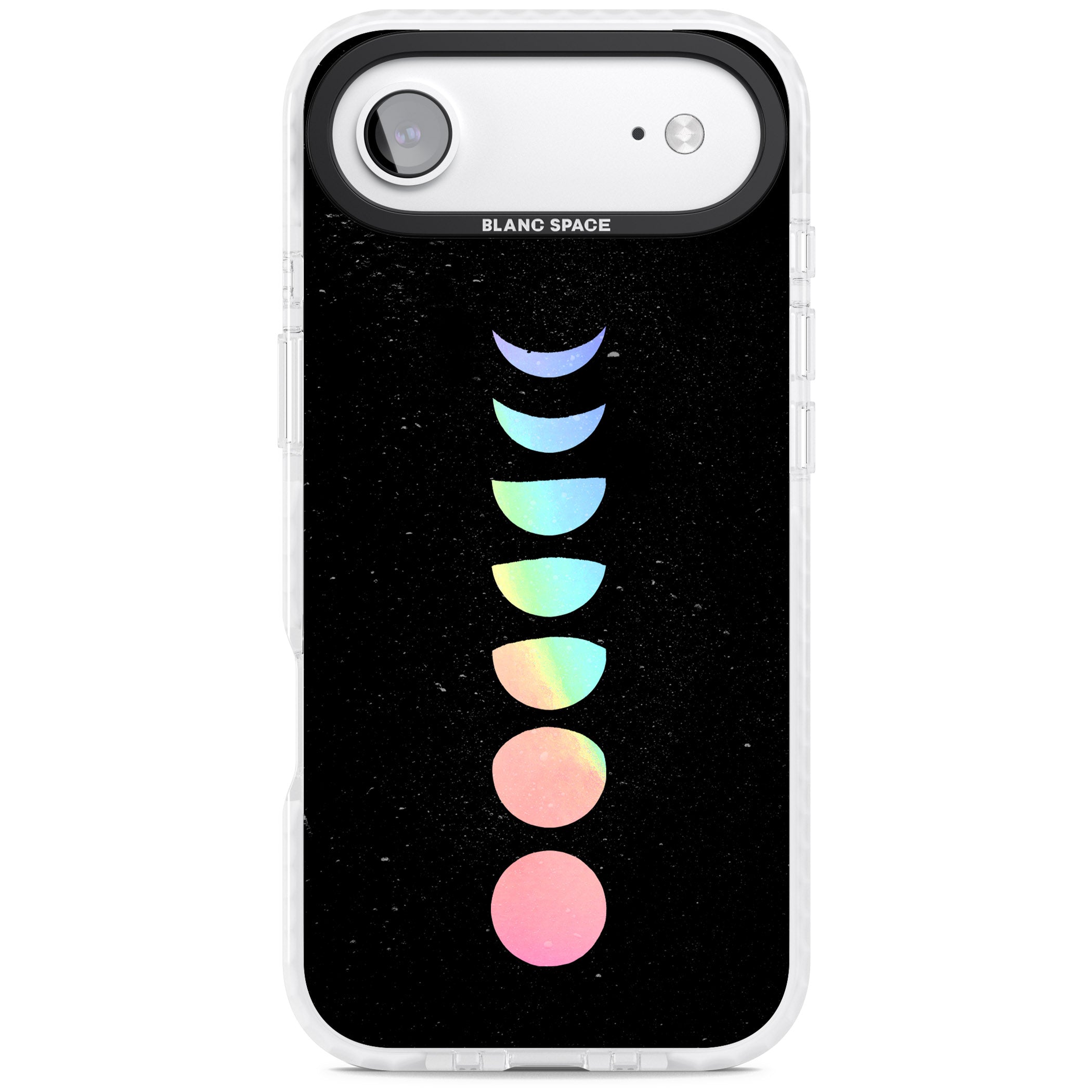 Pastel Moon Phases iPhone 17 Air Impact Clear Phone Case