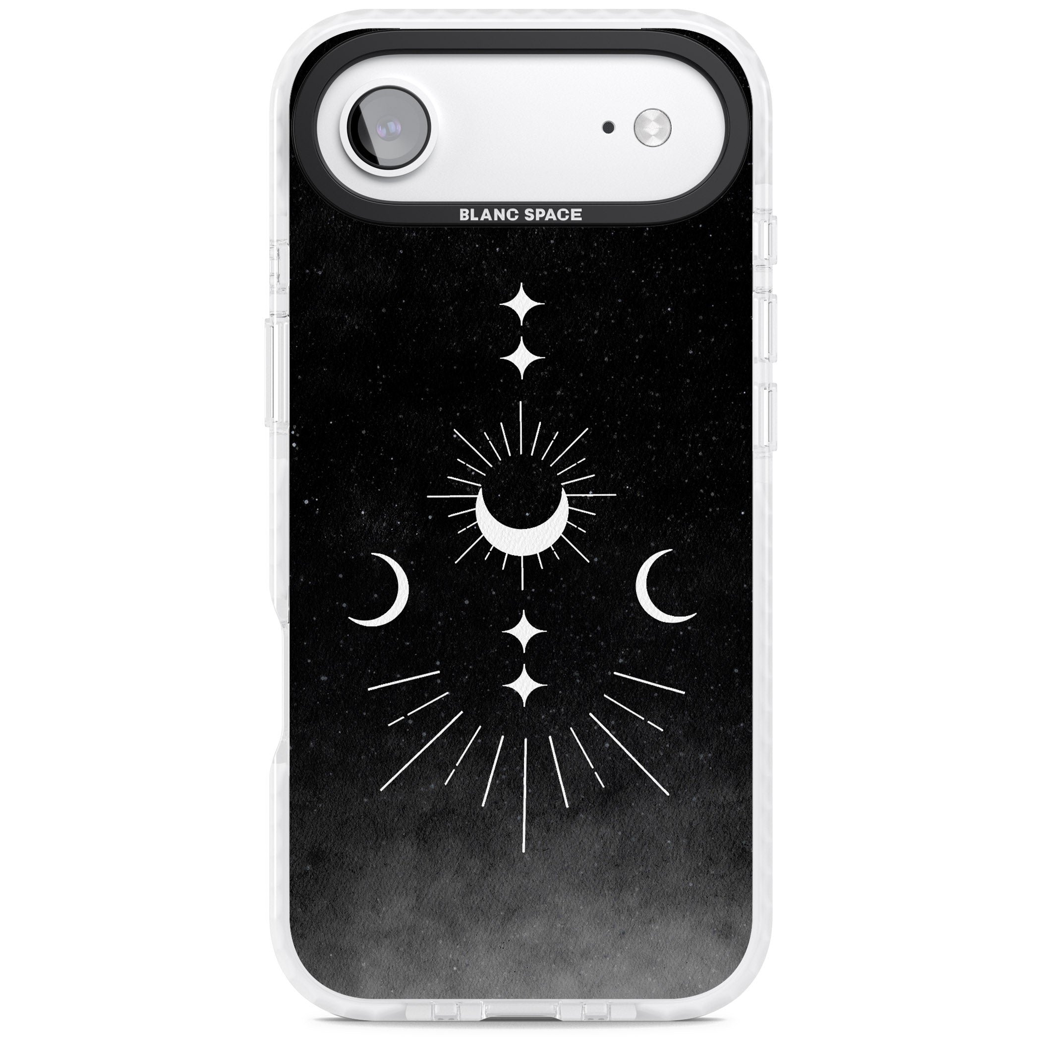 Lunar Mandala iPhone 17 Air Impact Clear Phone Case
