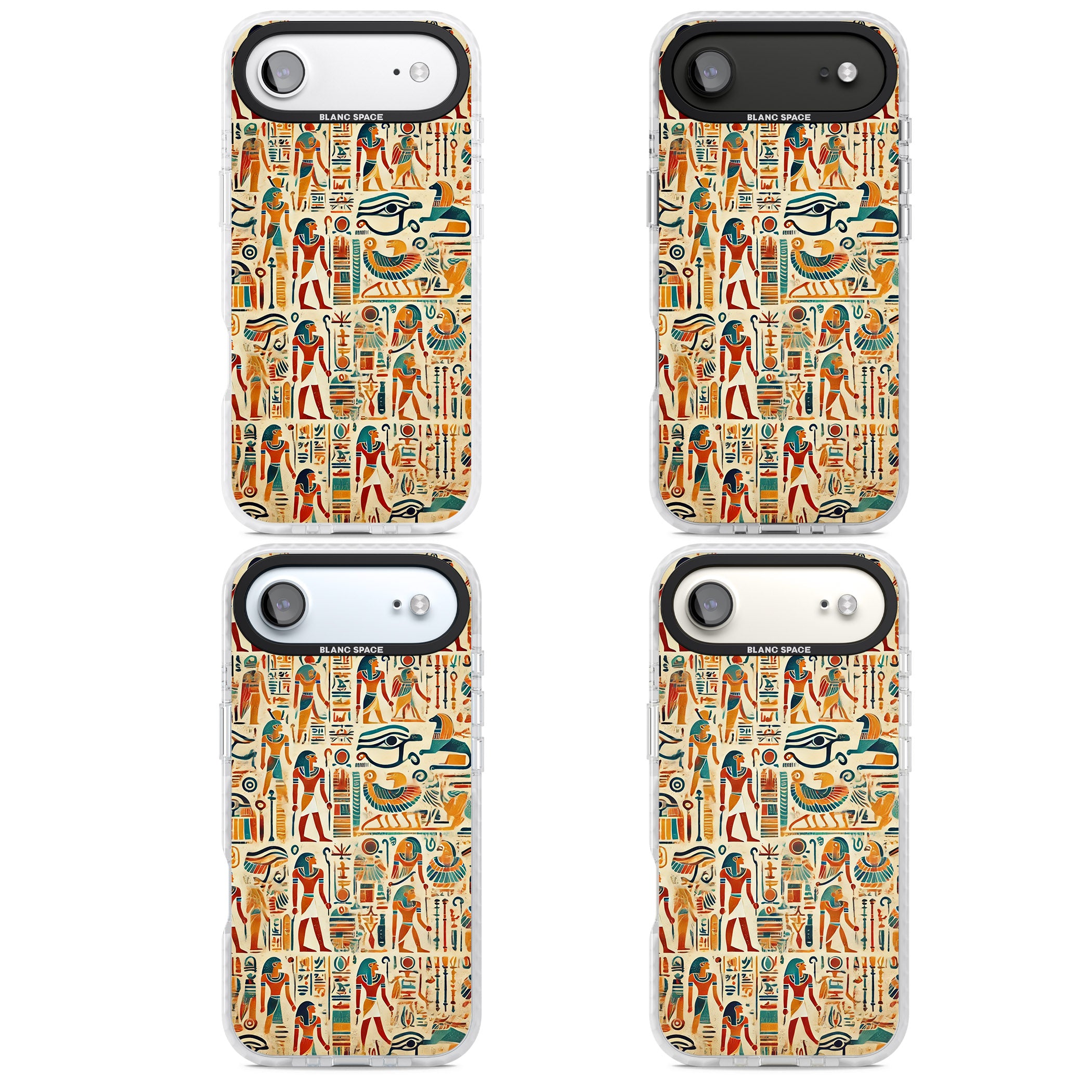 Egyptian Heiroglyphics iPhone 17 Air Impact Clear Phone Case APT Impact Protection