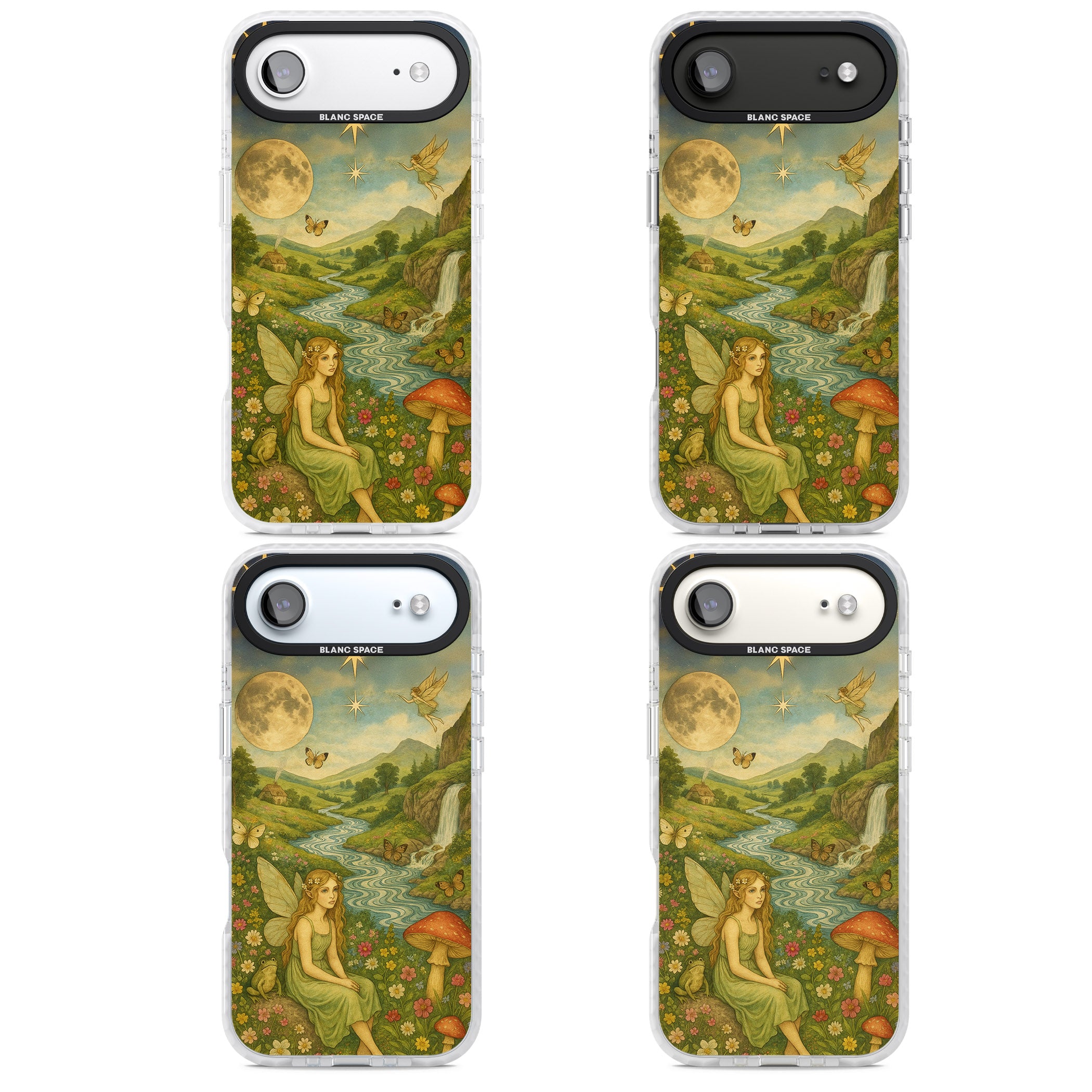 Nature Fairy iPhone 17 Air Impact Clear Phone Case APT Impact Protection