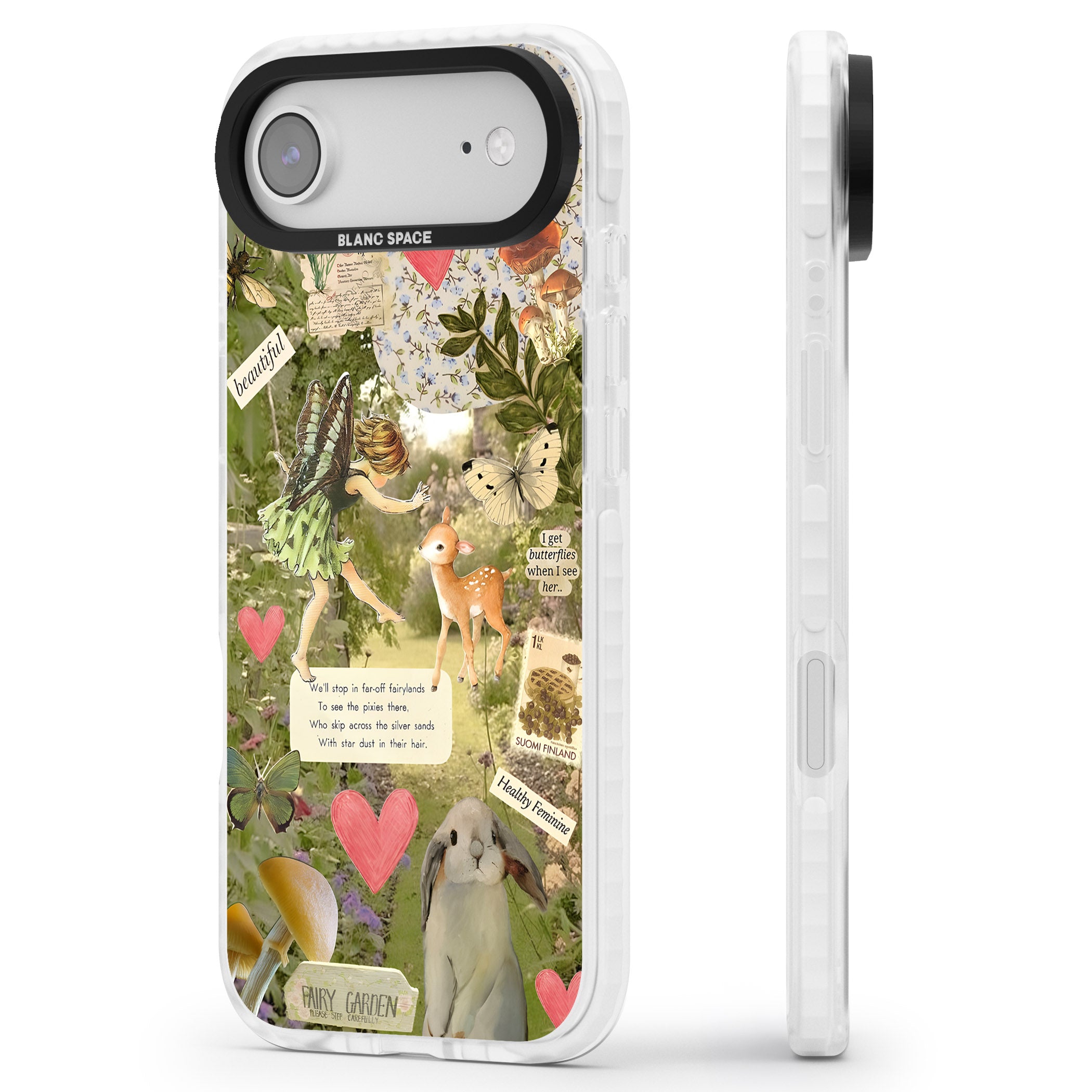 Soft Fairy iPhone 17 Air Impact Clear Phone Case Side Profile