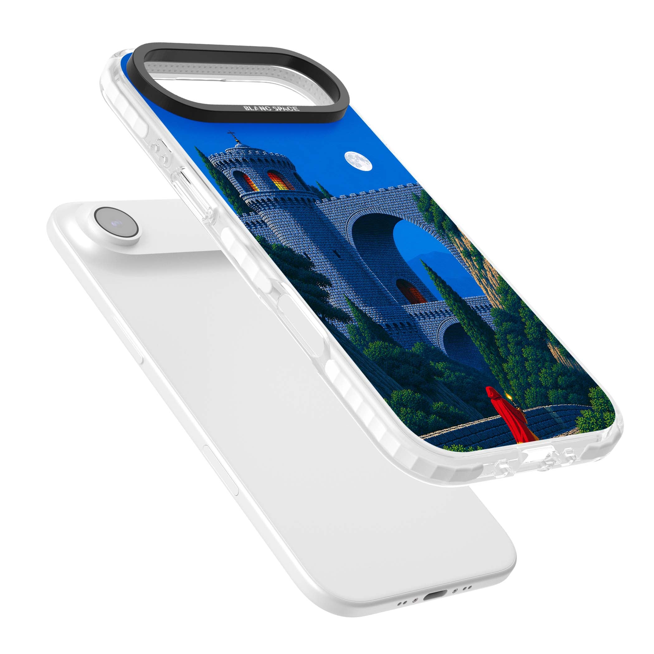 Castle Walls art iPhone case | Black Impact case for iPhone Air