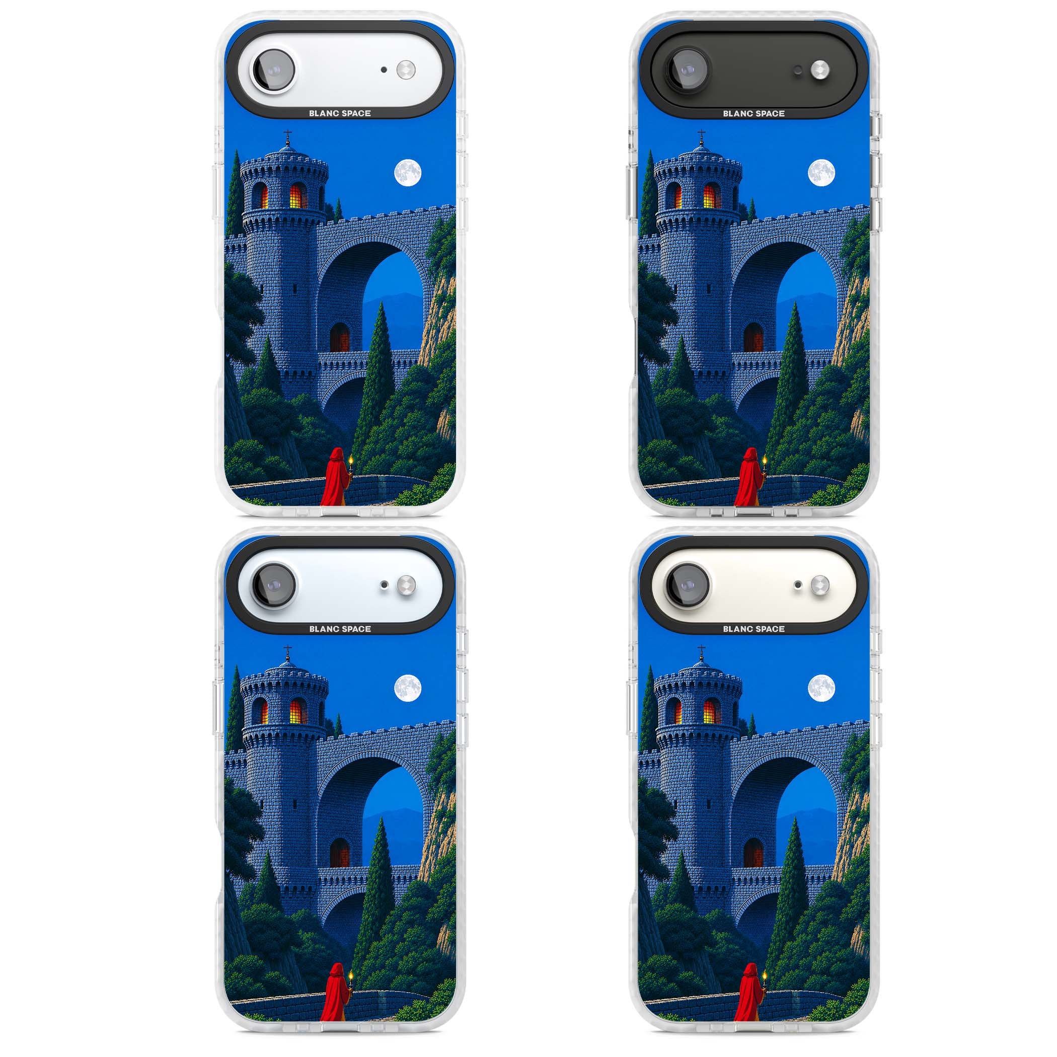 Castle Walls art iPhone case | Black Impact case for iPhone Air