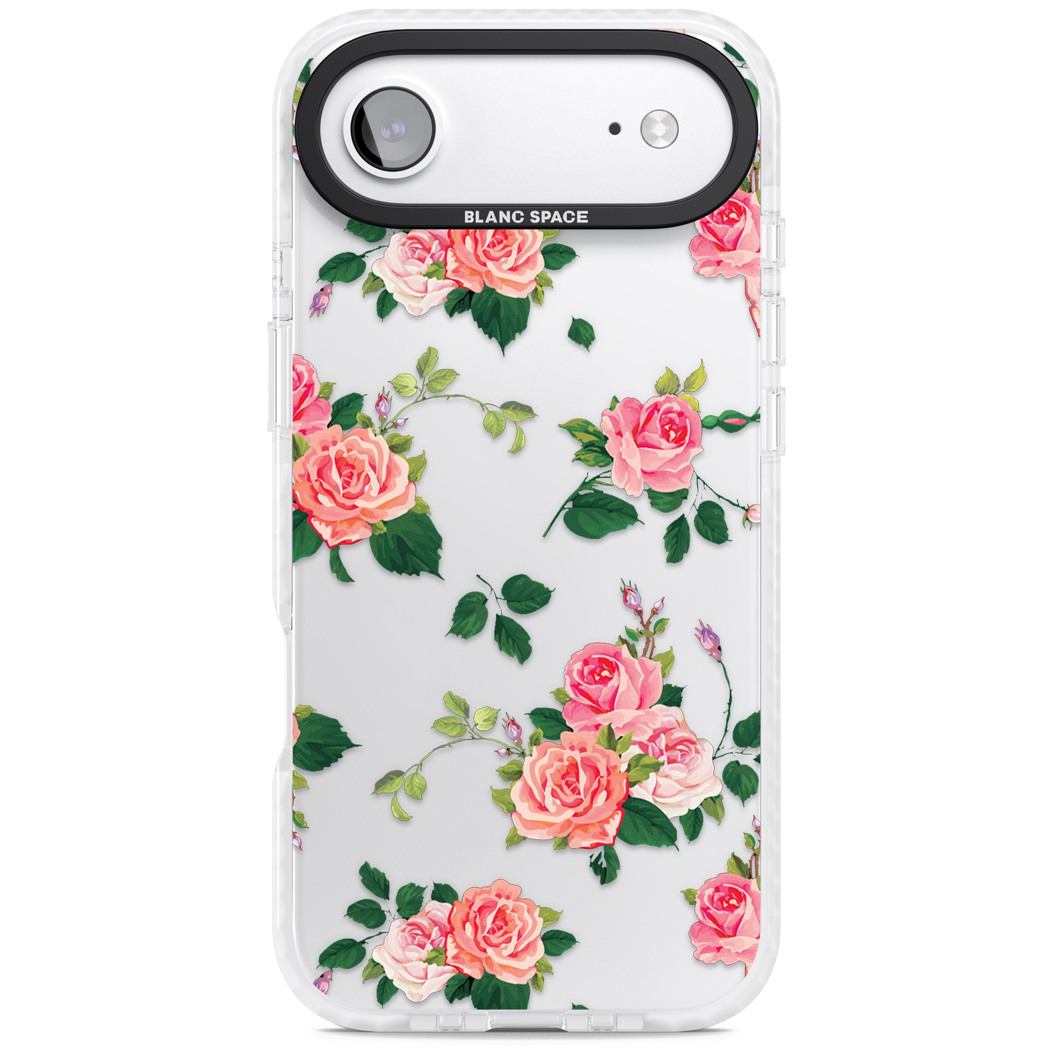 Pink Roses iPhone 17 Air Impact Clear Phone Case