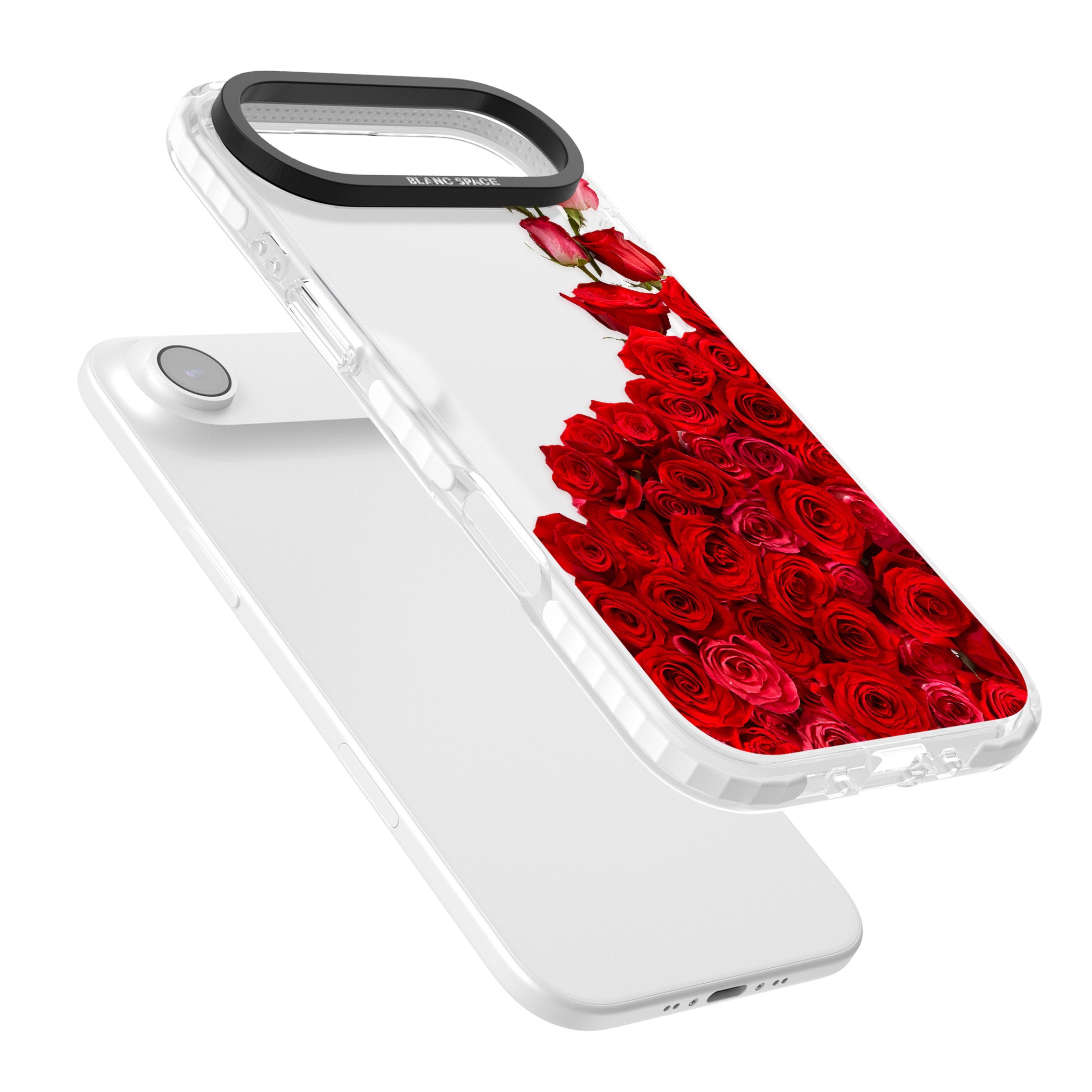 Floral Roses iPhone 17 Air Impact Clear Phone Case Colours