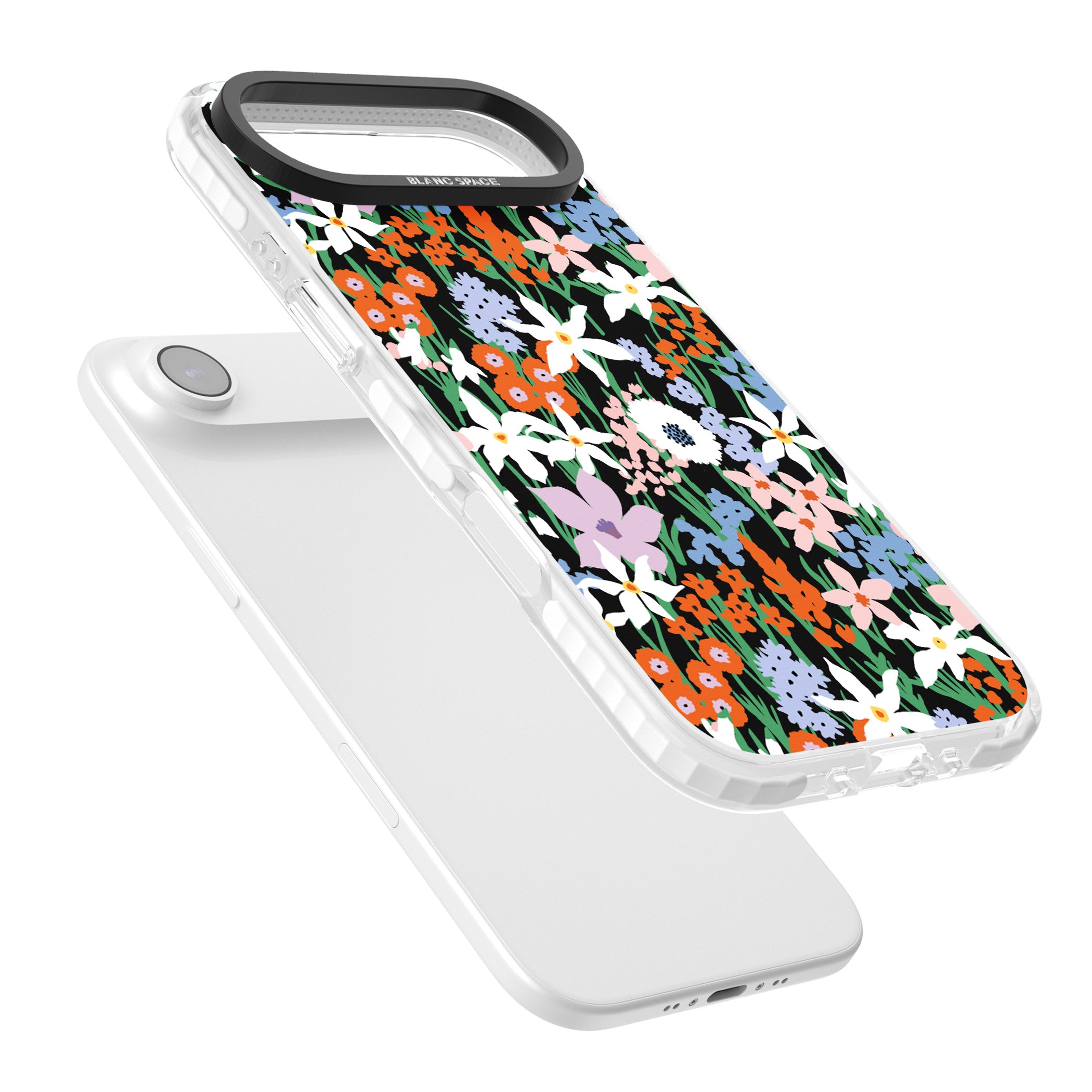 Floral Bloom Meadow Solid iPhone 17 Air Impact Clear Phone Case Colours