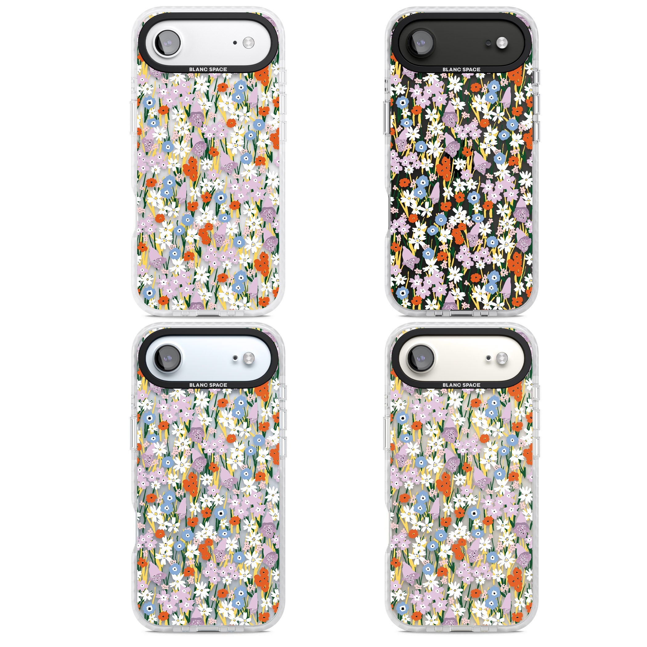 Vibrant Floral Garden iPhone 17 Air Impact Clear Phone Case APT Impact Protection