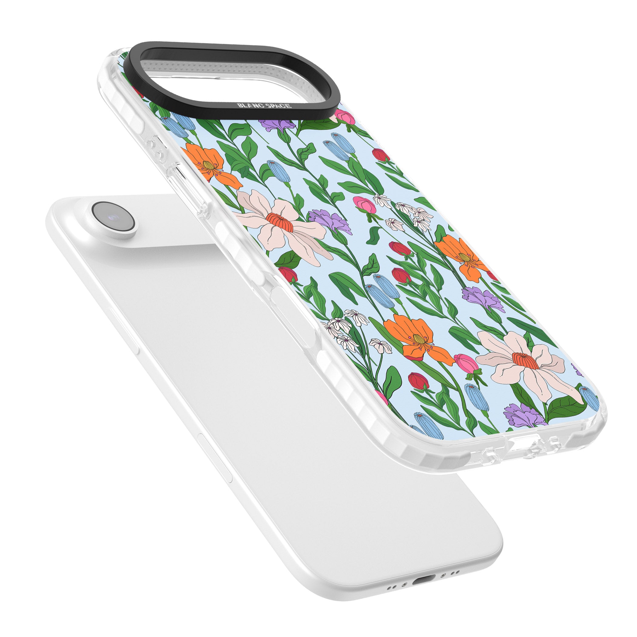 Full Bloom Background iPhone 17 Air Impact Clear Phone Case Colours