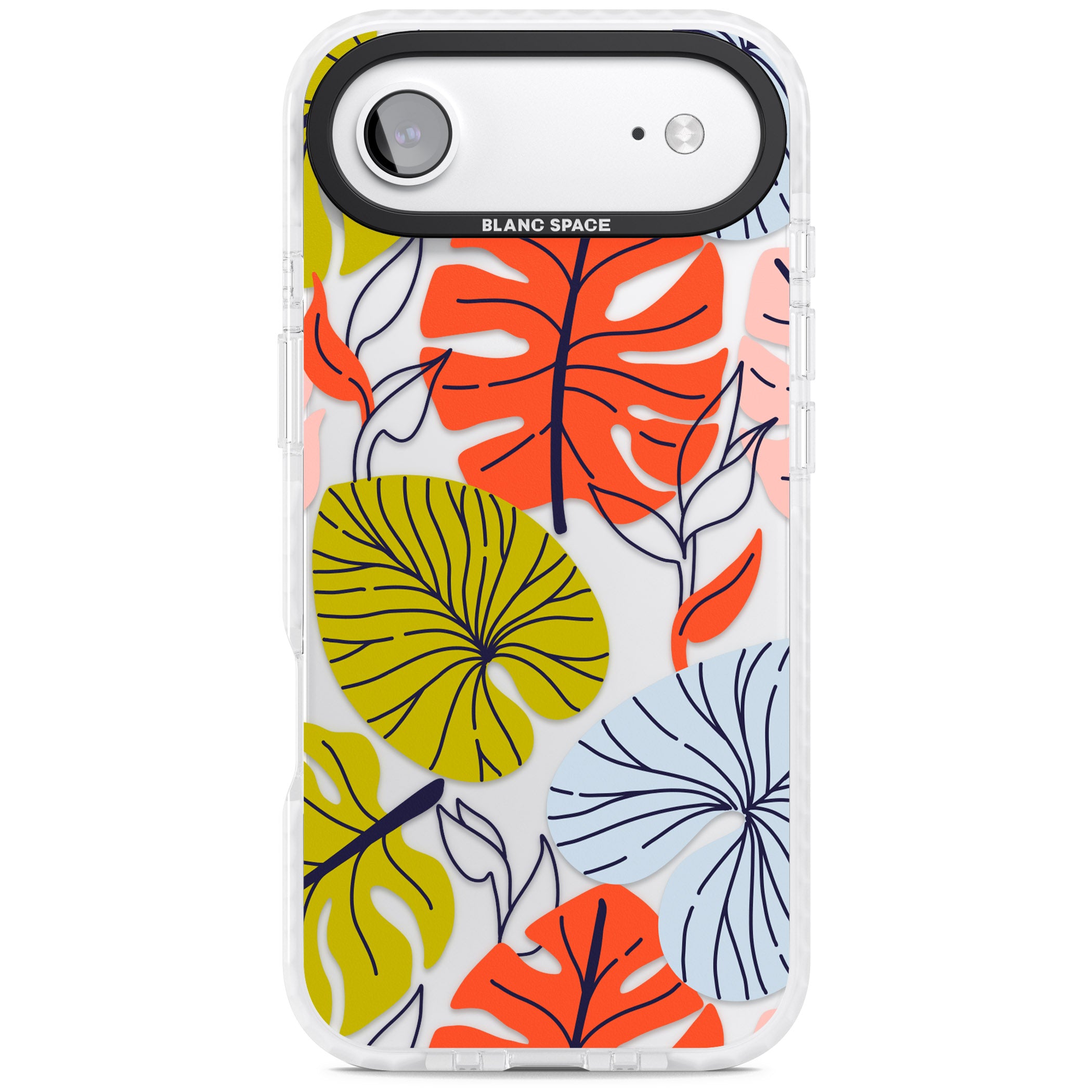 Retro Leaves iPhone 17 Air Impact Clear Phone Case