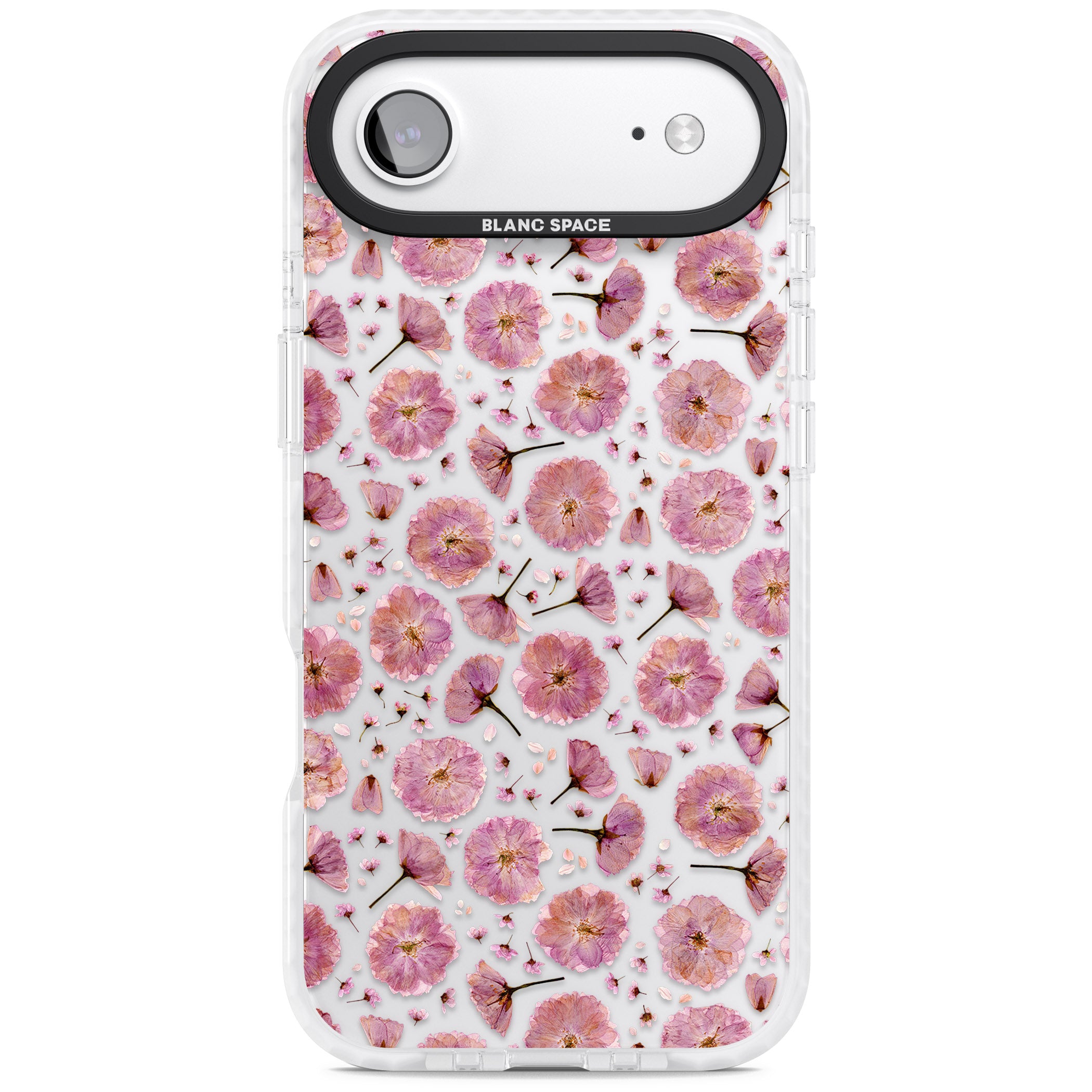 Pink Florals & Blossom iPhone 17 Air Impact Clear Phone Case