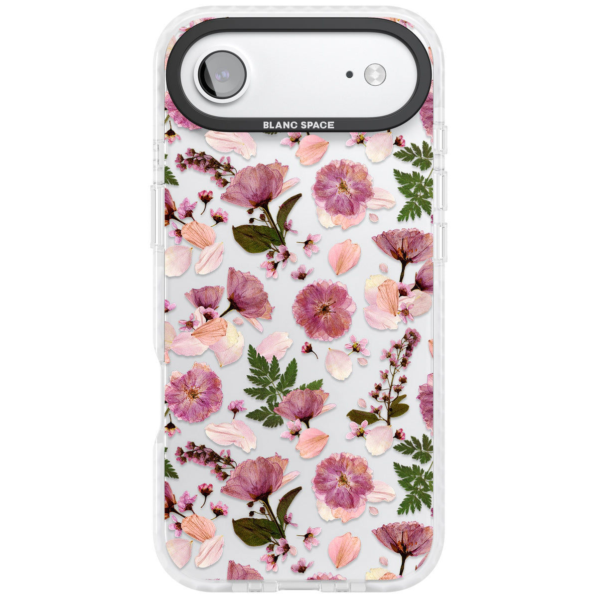 Botanical Blush iPhone Air Impact Clear Phone Case front