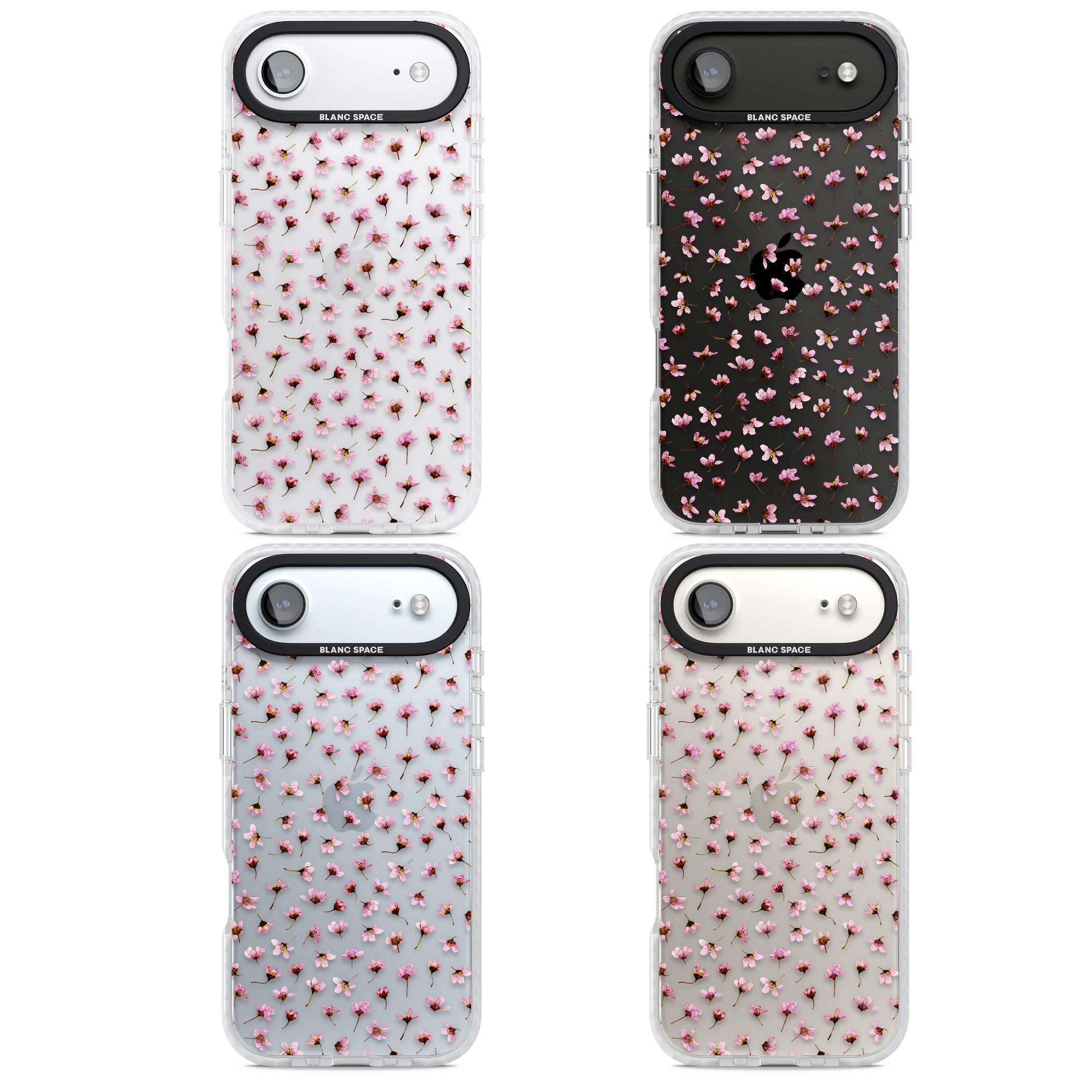 Pink Blossom iPhone 17 Air Impact Clear Phone Case APT Impact Protection