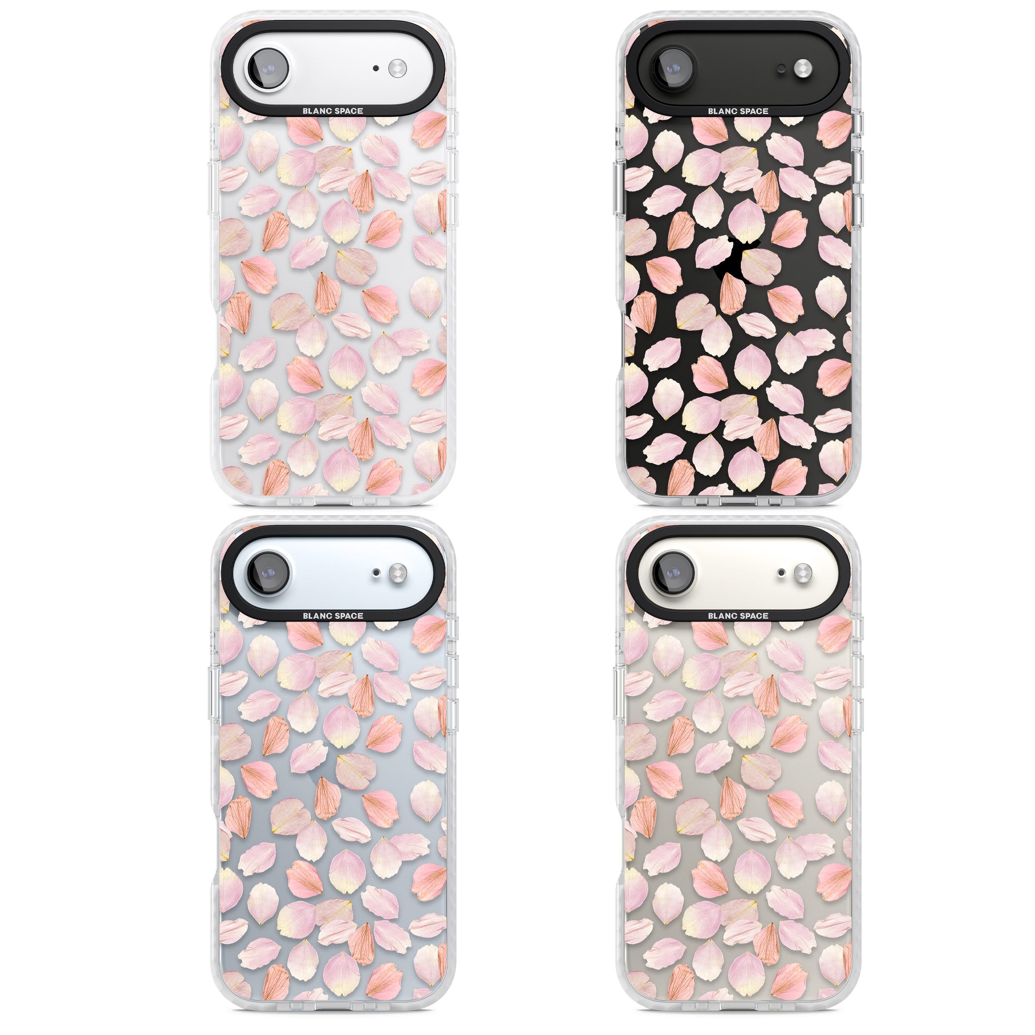 Petal Dream iPhone 17 Air Impact Clear Phone Case APT Impact Protection