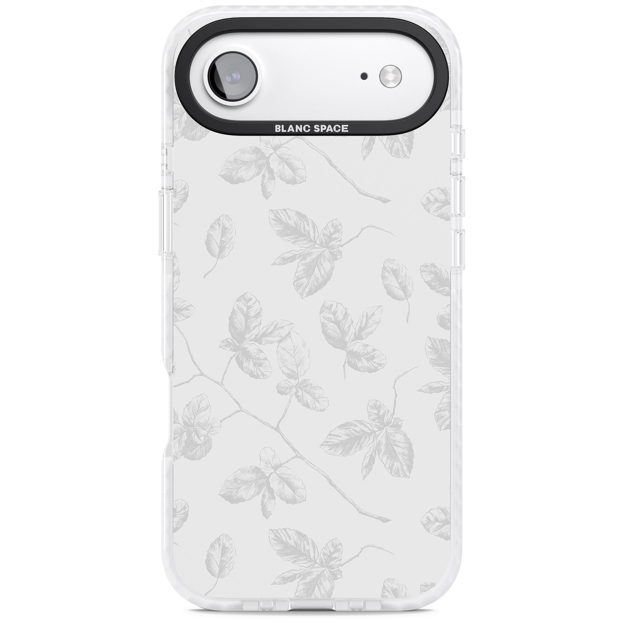 Grey Vine Botanical iPhone 17 Air Impact Clear Phone Case