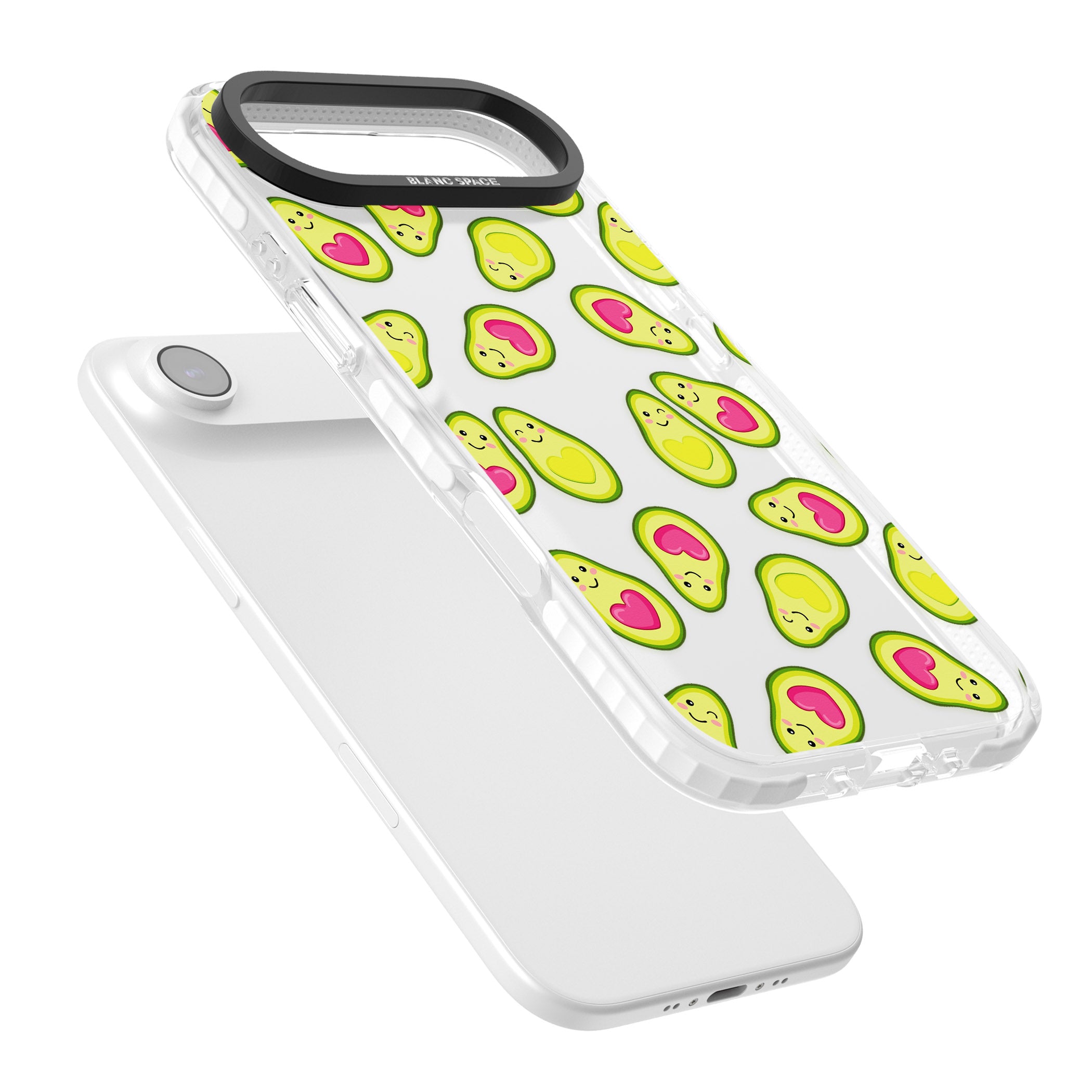 Avocado Love iPhone 17 Air Impact Clear Phone Case Colours