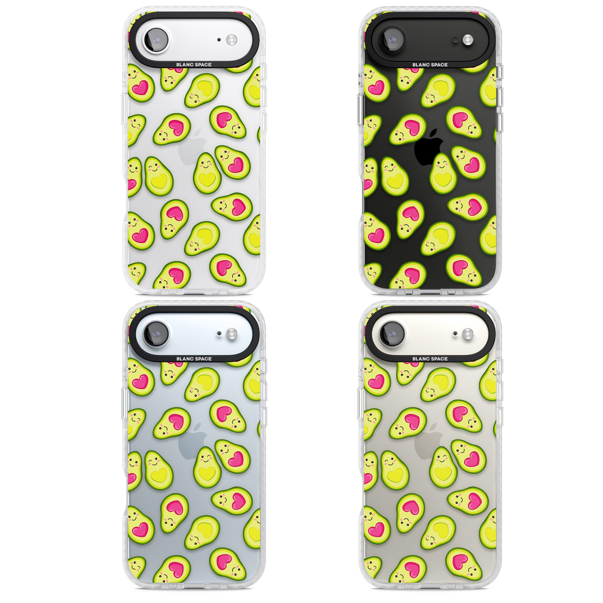 Avocado Love iPhone 17 Air Impact Clear Phone Case APT Impact Protection