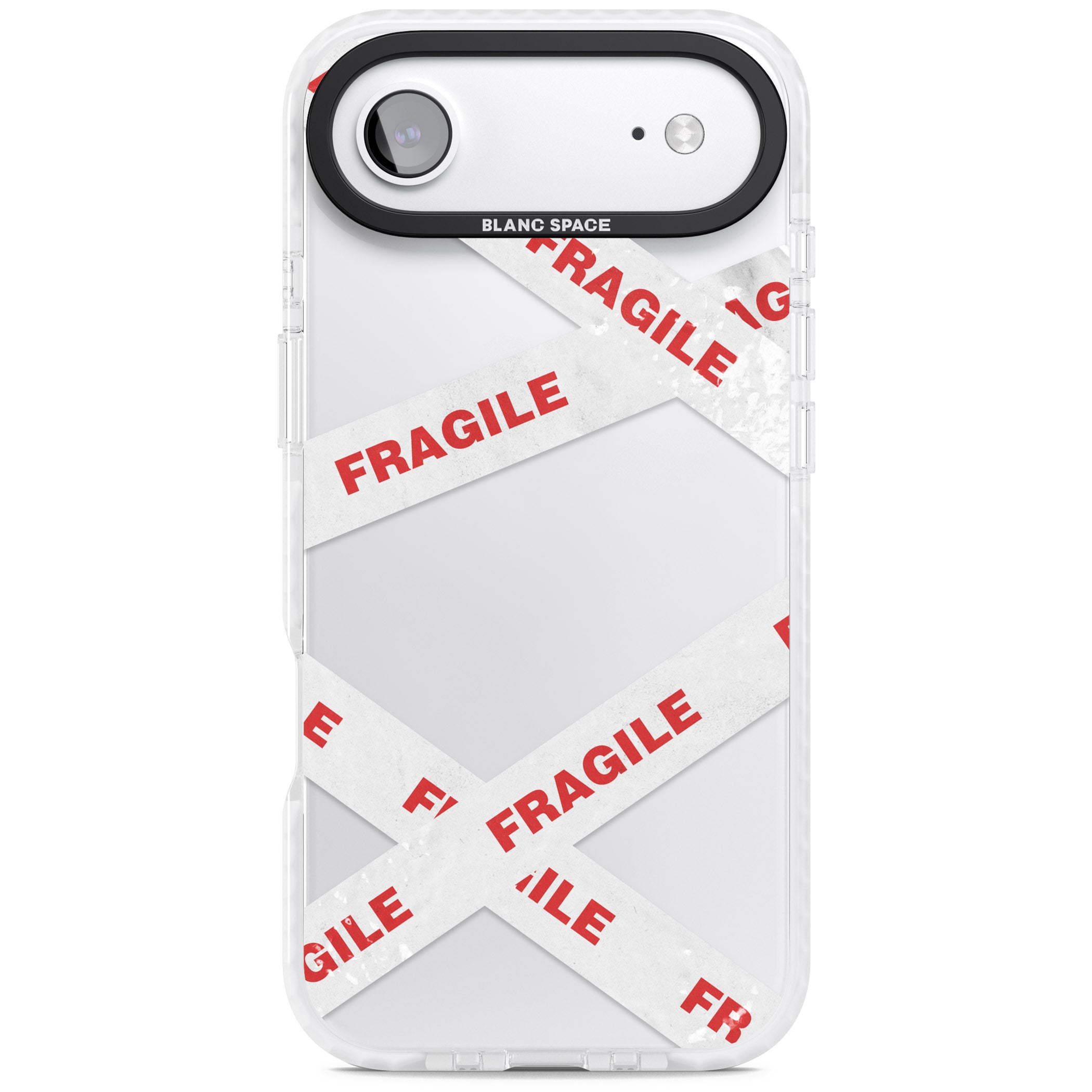 Fragile Tape iPhone 17 Air Impact Clear Phone Case