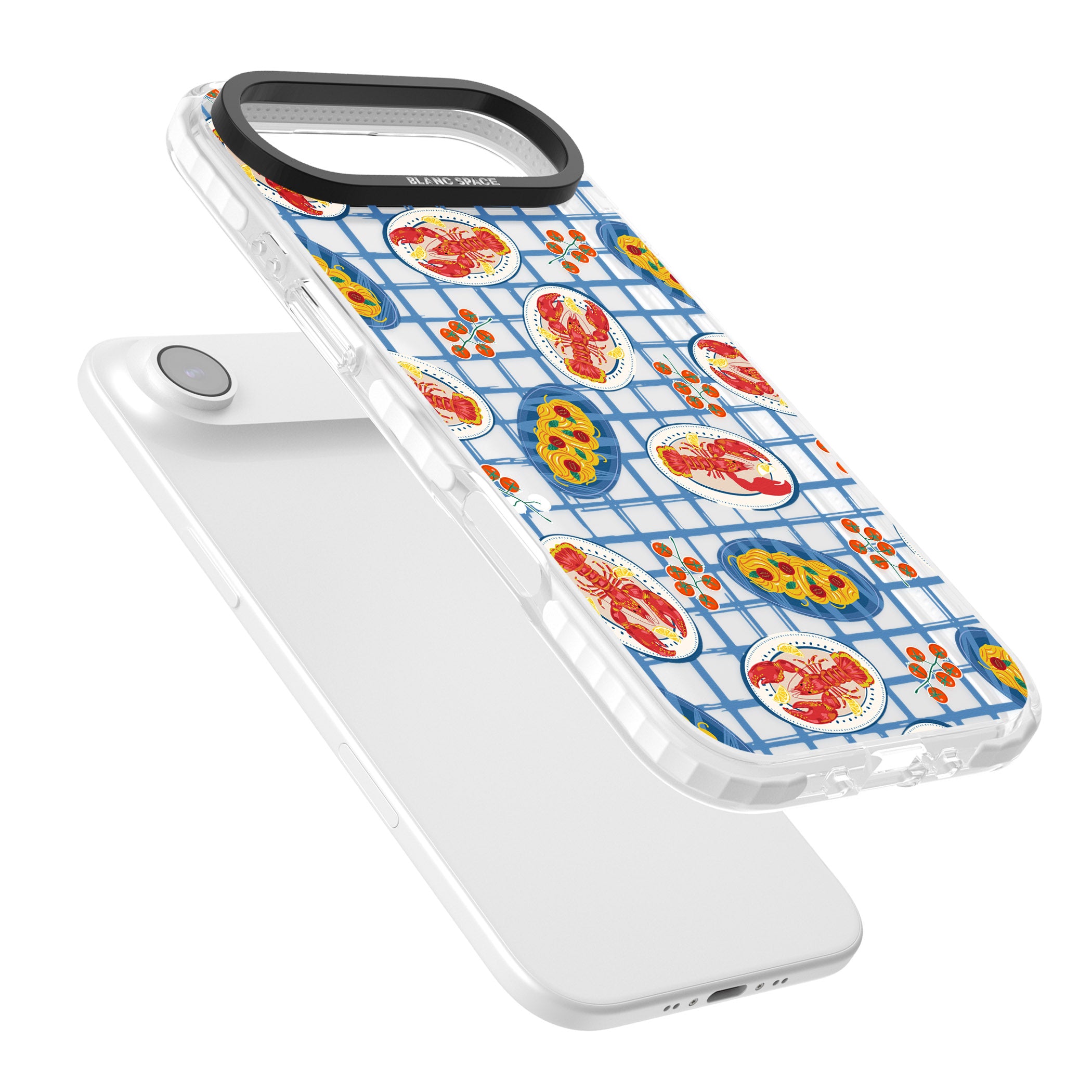 Lobster & Pasta Picnic iPhone 17 Air Impact Clear Phone Case Colours
