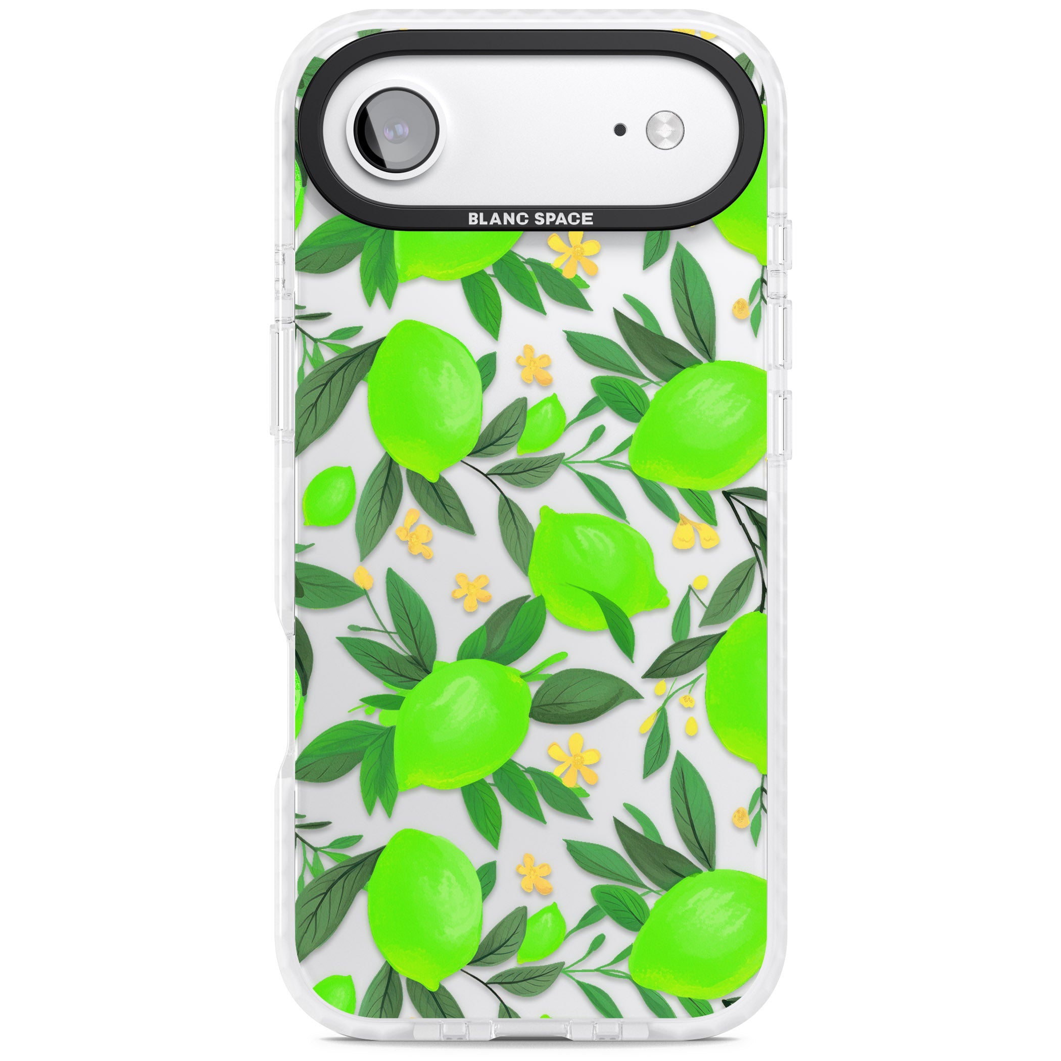 Lime Pattern iPhone 17 Air Impact Clear Phone Case