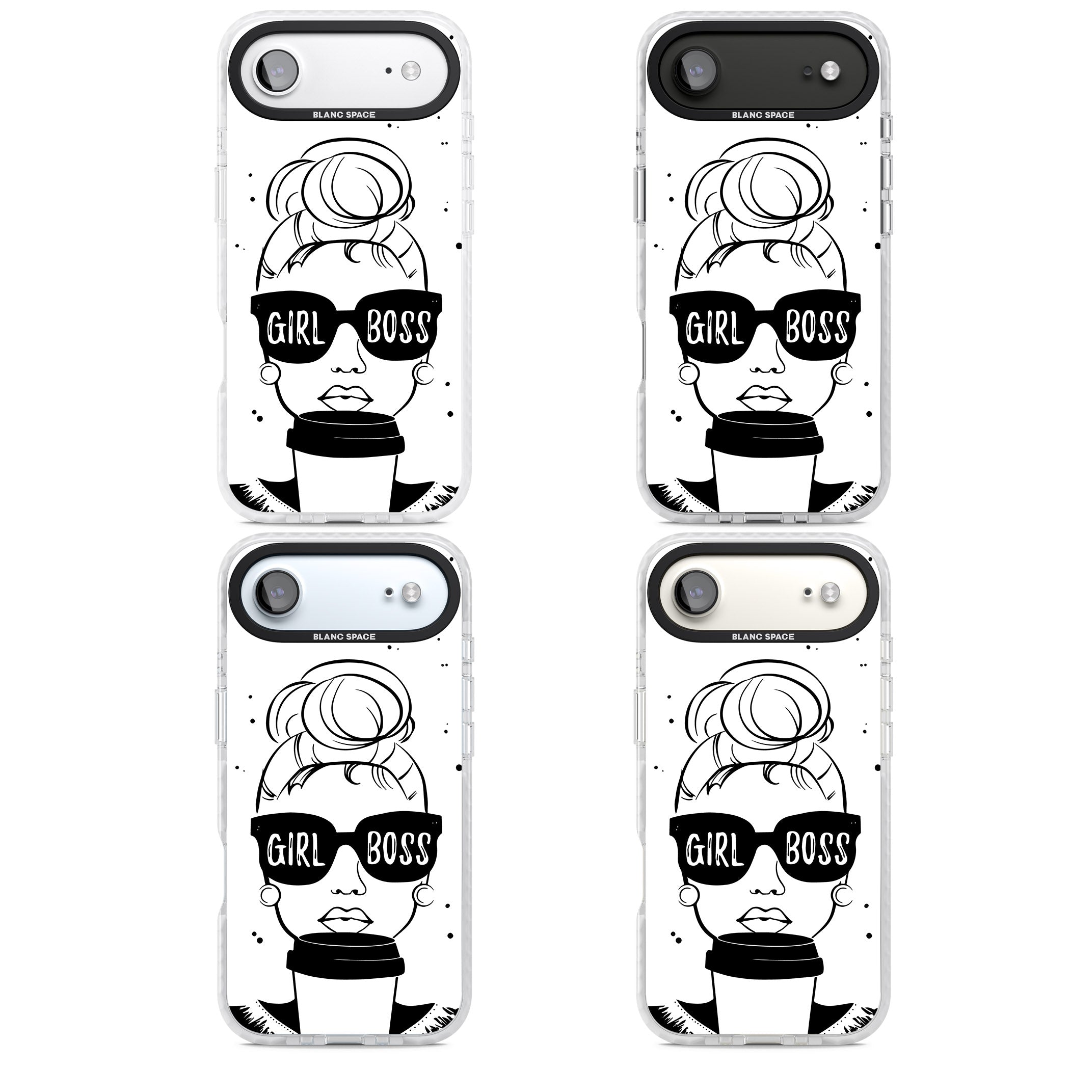 Girl Boss iPhone 17 Air Impact Clear Phone Case APT Impact Protection